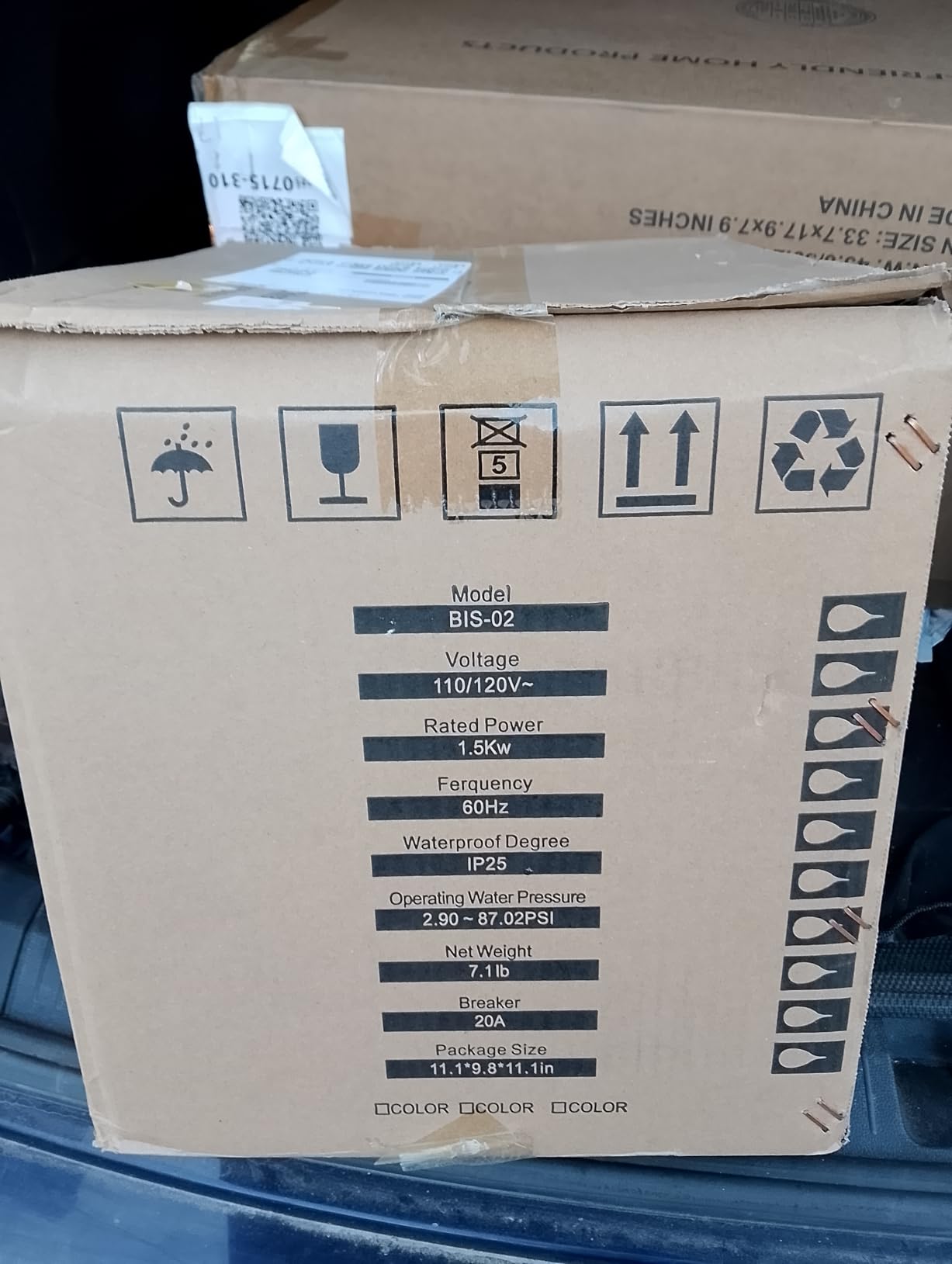 110V-120V 1440-1500W Small Under Sink Tank 2.5 Gallon Water Heater Hot Storage, Mini Instant Electric RV TR Trailer Kitchen Compact, Food Truck 2 PCs 16 110V-120V 1440-1500W Small Under Sink Tank 2.5 Gallon Water Heater Hot Storage, Mini Instant Electric RV TR Trailer Kitchen Compact, Food Truck 2 PCs 16