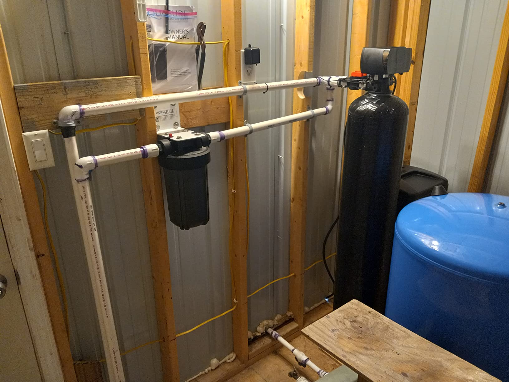 Aquasure Harmony Series 48,000 Grain Water Softener with Fine Mesh Resin for Iron Removal and Pleated Sediment Pre-Filter (48,000 Grain) Customer Review Aquasure Harmony Series 48,000 Grain Water Softener with Fine Mesh Resin for Iron Removal and Pleated Sediment Pre-Filter (48,000 Grain) - Customer Photo 2