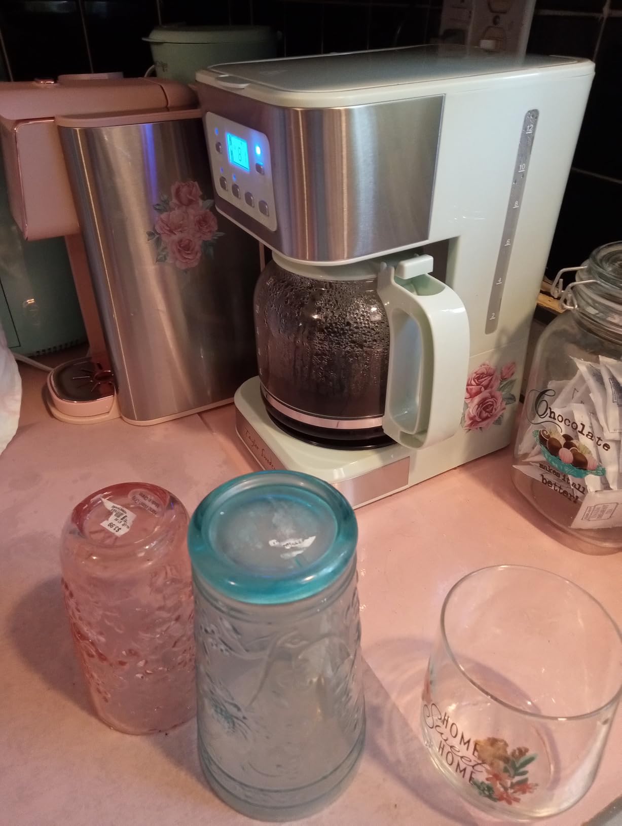 Taylor Swoden 12-Cup Programmable Coffee Maker, Regular & Strong Brew Drip Coffee Machine for Home and Office, Glass Carafe, Pause & Serve, Auto Shut Off, Black & Stainless Steel Customer Review Taylor Swoden 12-Cup Programmable Coffee Maker, Regular & Strong Brew Drip Coffee Machine for Home and Office, Glass Carafe, Pause & Serve, Auto Shut Off, Black & Stainless Steel - Customer Photo 2