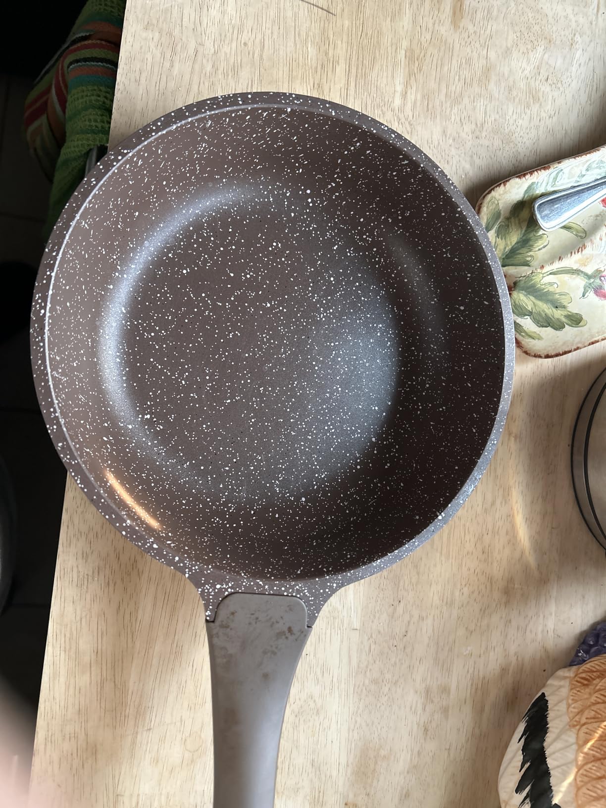SENSARTE Nonstick Frying Pan Skillet, Swiss Granite Coating Omelette Pan, Healthy Stone Cookware Chef's Pan, PFOA Free (8/9.5/10/11/12.5 Inch) (9.5 Inch) - Customer Photo 1