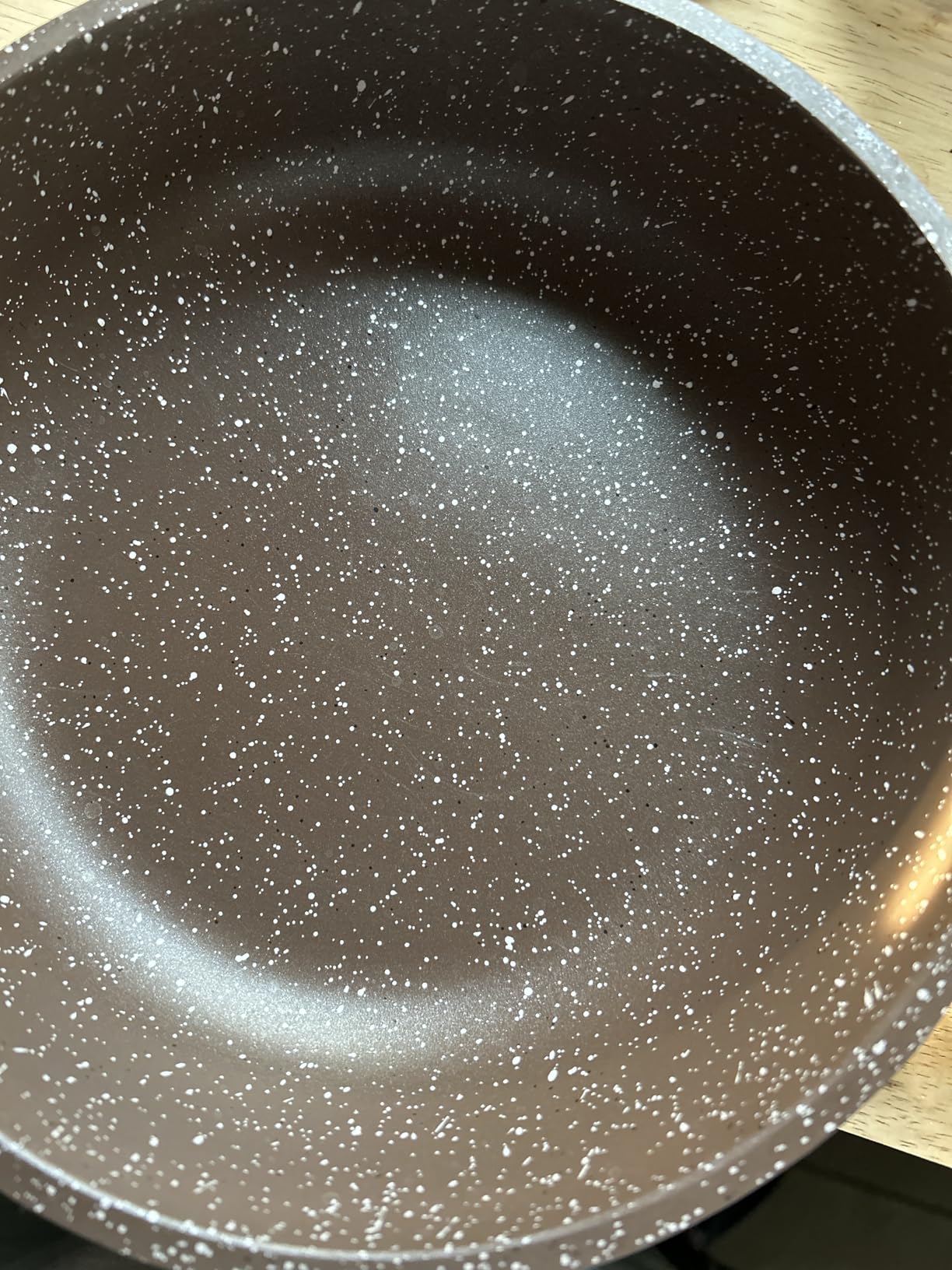 SENSARTE Nonstick Frying Pan Skillet, Swiss Granite Coating Omelette Pan, Healthy Stone Cookware Chef's Pan, PFOA Free (8/9.5/10/11/12.5 Inch) (9.5 Inch) - Customer Photo 2