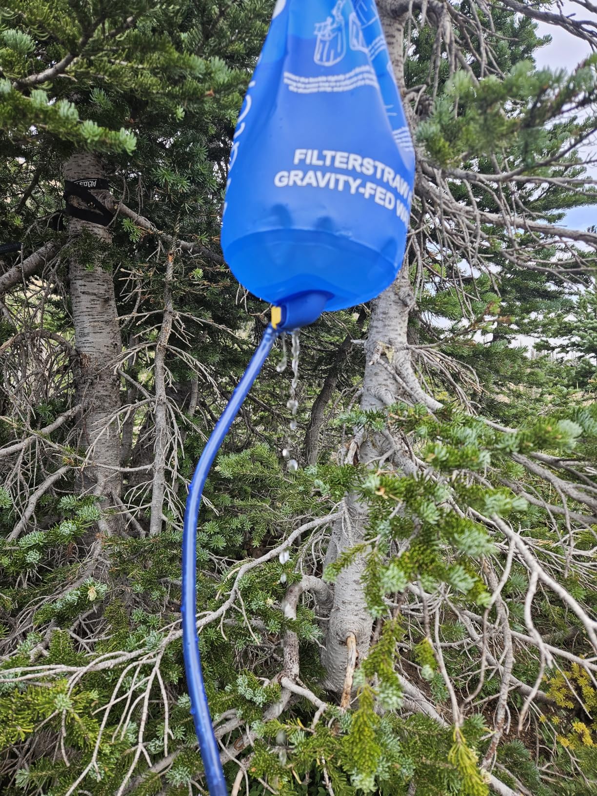 Waterdrop Gravity Water Filter Straw, Camping Water Filtration System, Water Purifier Survival for Travel, Backpacking and Emergency Preparedness, 1.5 gal Bag, 5 Stage Filtration, Pack of 1 - Customer Photo 1