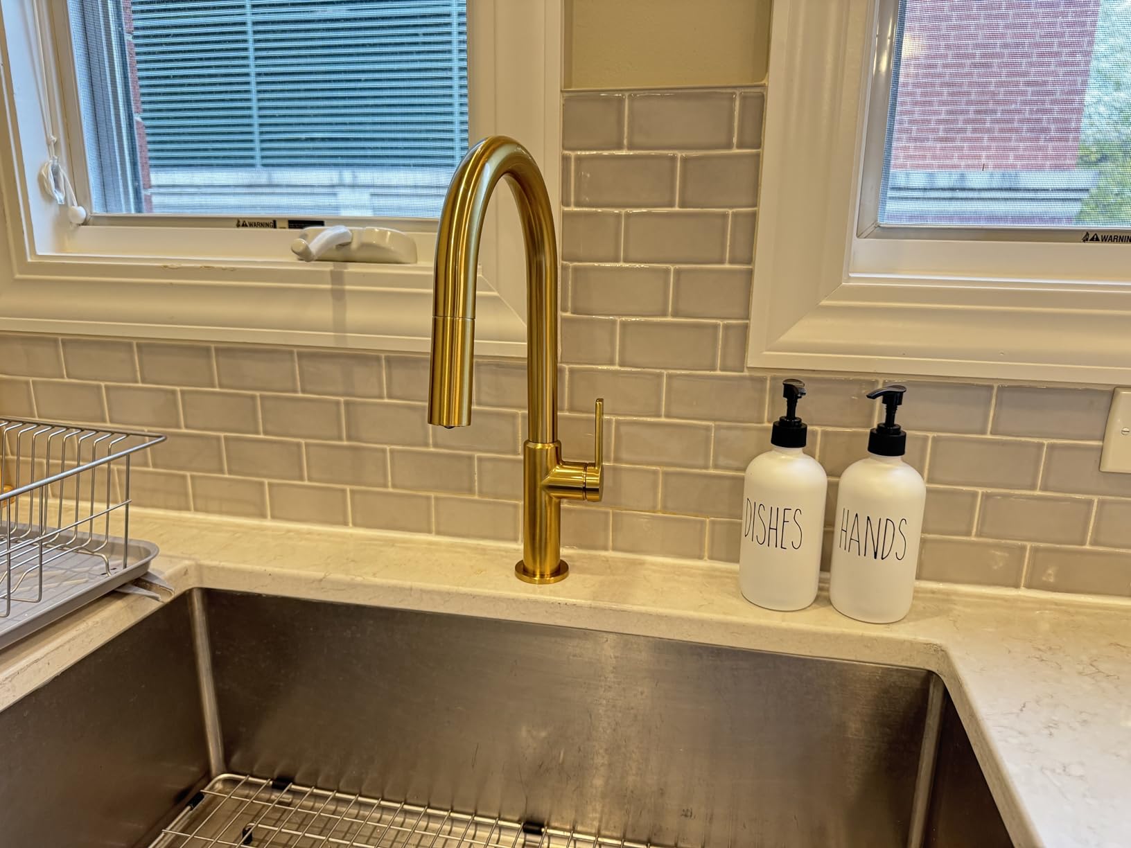 KRAUS Oletto Single Handle Pull Down Kitchen Faucet in Matte Black, KPF-2820MB - Customer Photo 1