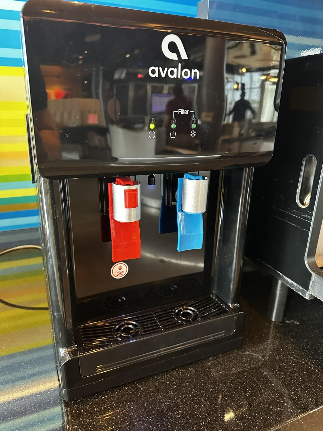 Avalon B8BLK Countertop Touchless Bottleless Water Cooler-2 Stage Water Filters and Installation Kit Included, NSF Certified, UL Approved, Black - Customer Photo 2