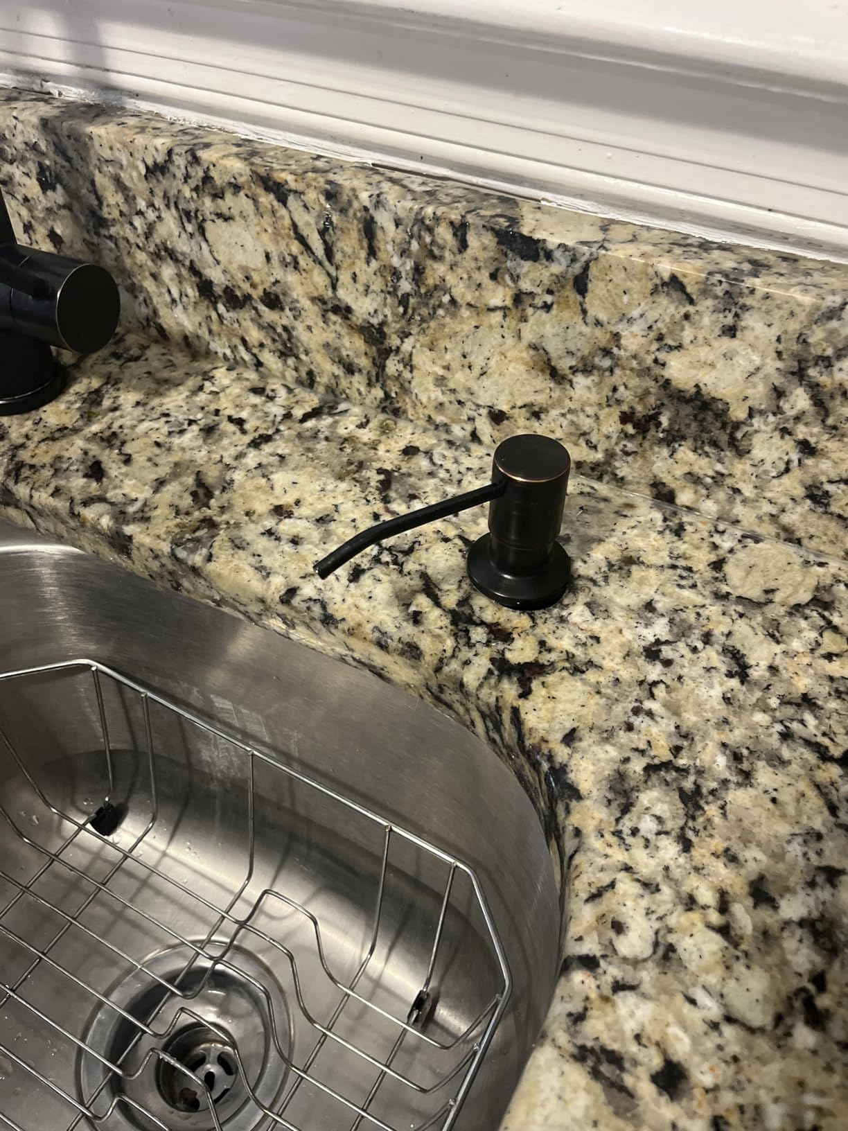 FORIOUS Gold Kitchen Faucet with Pull Down Sprayer, High Arc Single Handle Classic Stainless Steel Sink Faucet 1 or 3 Hole, Suitable for Farmhouse Camper Laundry Rv Bar - Customer Photo 1