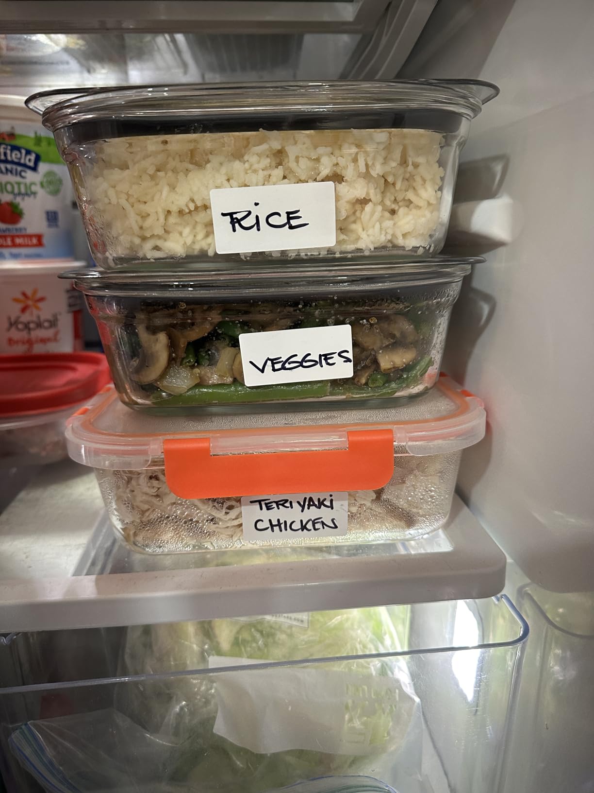 Rubbermaid Brilliance Glass Food Storage Containers, 3.2 Cup, Set of 4, BPA-Free, Leak-Proof, Clear customer photo 1