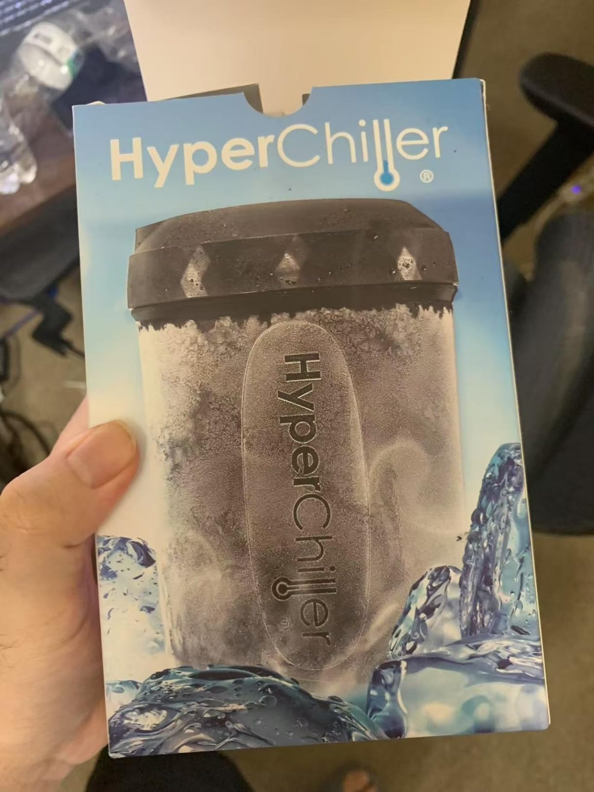 HyperChiller HC3 Patented Iced Coffee/Beverage Cooler, NEW, IMPROVED, STRONGER AND MORE DURABLE! Ready in One Minute, Reusable for Iced Tea, Wine, Spirits, Alcohol, Juice, 12.5 Oz, Black Customer Review HyperChiller HC3 Patented Iced Coffee/Beverage Cooler, NEW, IMPROVED, STRONGER AND MORE DURABLE! Ready in One Minute, Reusable for Iced Tea, Wine, Spirits, Alcohol, Juice, 12.5 Oz, Black - Customer Photo 2