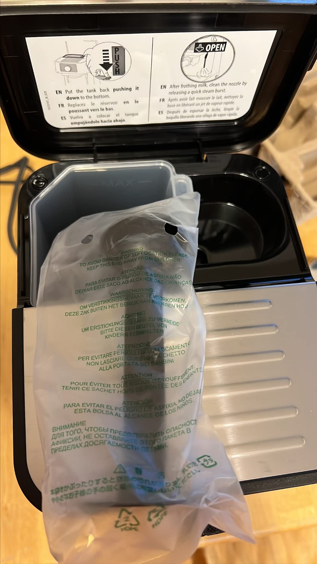 De'Longhi Stilosa Manual Espresso Machine, Compact Coffee Maker, 15 Bar Pump Pressure, Manual Milk Frother Steam Wand - Customer Photo 2