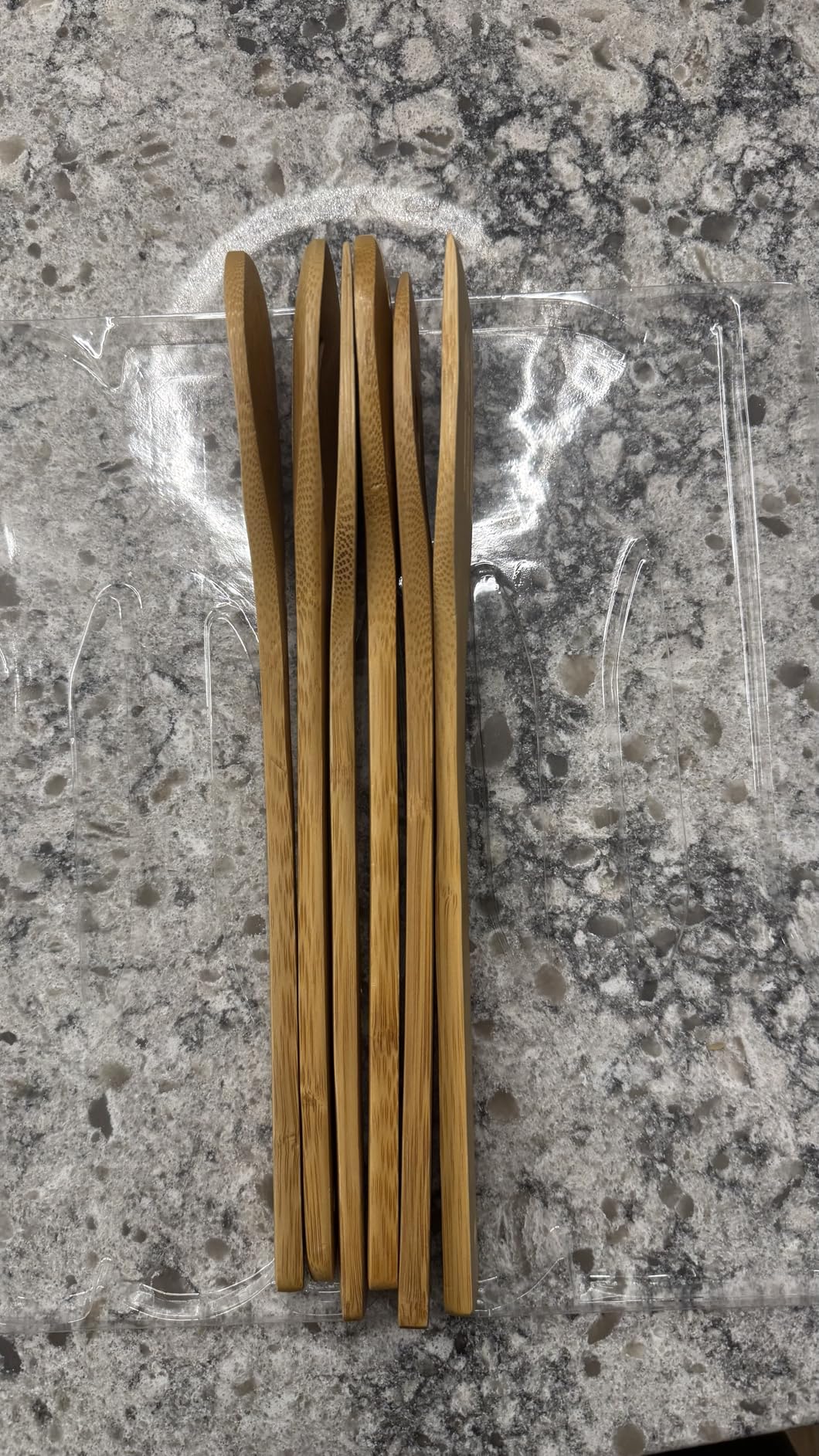 IOOLEEM Bamboo Wooden Spoons for Cooking 6 Pcs 12 Inch, Non-Stick Wooden Kitchen Utensils Set, Natural and Durable Wooden Spatula Spoons for Non-Stick Pan for Cooking - Customer Photo 4