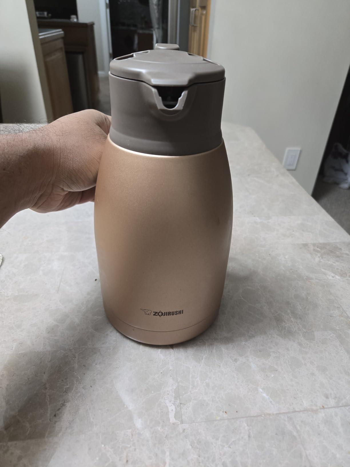 Zojirushi SH-HC15NU Stainless Steel Vacuum Carafe, 1.5-Liter, Matte Copper - Customer Photo 1