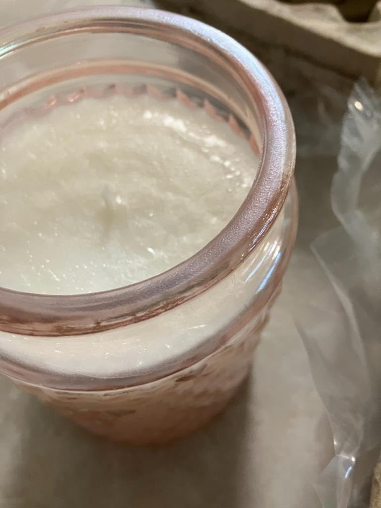 Voluspa Rose Otto, Large Candle Jar, 18 Ounce, 100 Hour Burn Time, Coconut Wax for Clean Burning, Handcrafted in The USA Customer Review Voluspa Rose Otto, Large Candle Jar, 18 Ounce, 100 Hour Burn Time, Coconut Wax for Clean Burning, Handcrafted in The USA - Customer Photo 1