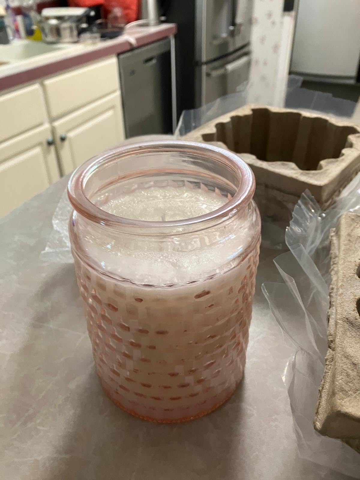 Voluspa Rose Otto, Large Candle Jar, 18 Ounce, 100 Hour Burn Time, Coconut Wax for Clean Burning, Handcrafted in The USA Customer Review Voluspa Rose Otto, Large Candle Jar, 18 Ounce, 100 Hour Burn Time, Coconut Wax for Clean Burning, Handcrafted in The USA - Customer Photo 2