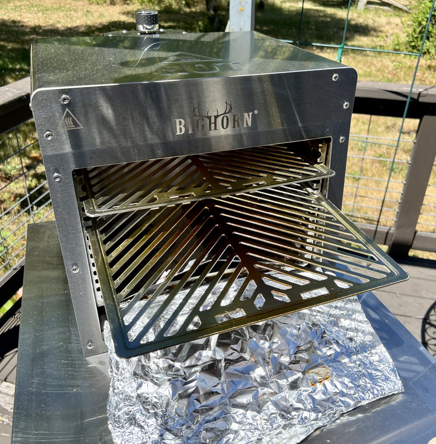 BIG HORN OUTDOORS Portable Infrared Broiler Propane Gas Grill, 1500 Degree Stainless Steel Tabletop Quick Cooking Steak Grill for Meat, Seafood, Veggies Customer Review BIG HORN OUTDOORS Portable Infrared Broiler Propane Gas Grill, 1500 Degree Stainless Steel Tabletop Quick Cooking Steak Grill for Meat, Seafood, Veggies - Customer Photo 2