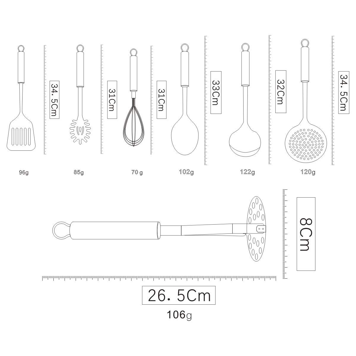 Stainless Steel Cooking Utensils Set, Berglander 13 Pieces Kitchen Utensils Set, Kitchen Tools Set With Utensil Holder Non-Stick And Heat Resistant,Dishwasher Safe, Easy to Clean (13 Packs) - Customer Photo 2