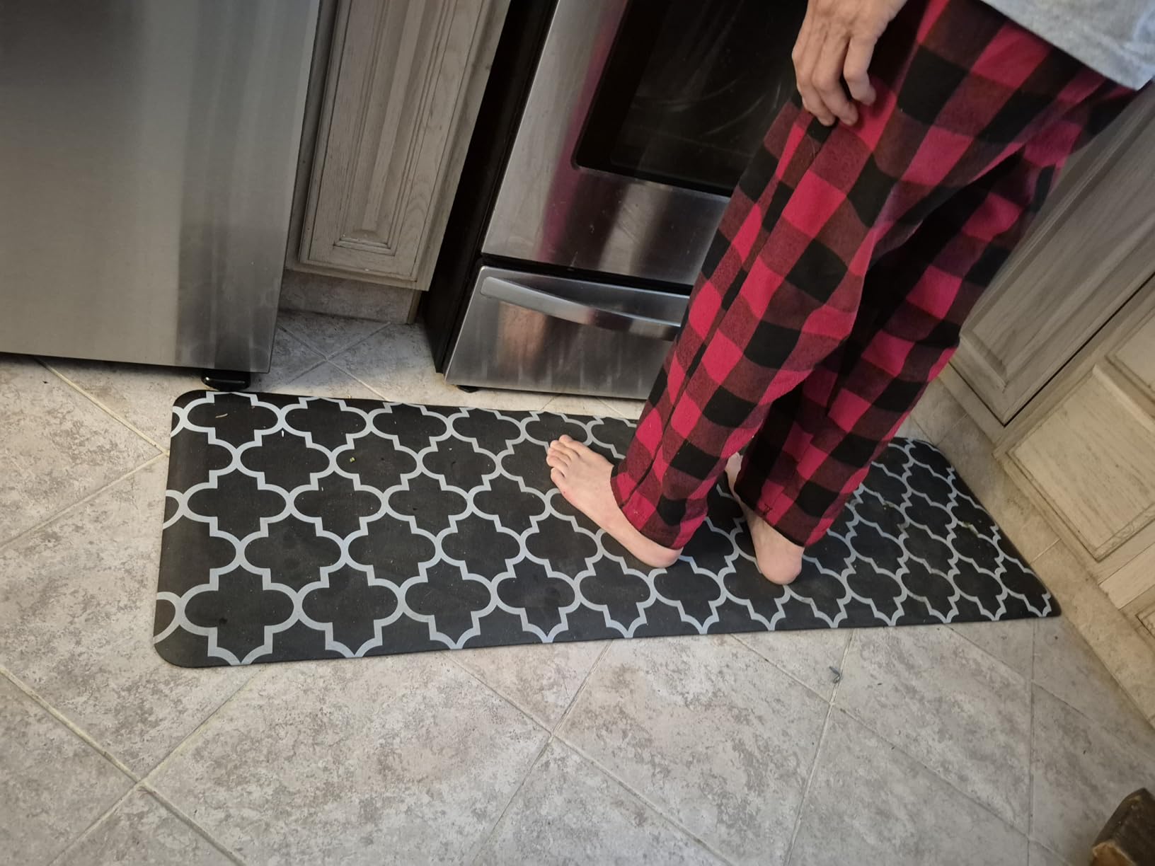 WISELIFE Kitchen Mat and Rugs Cushioned Anti-Fatigue,17.3