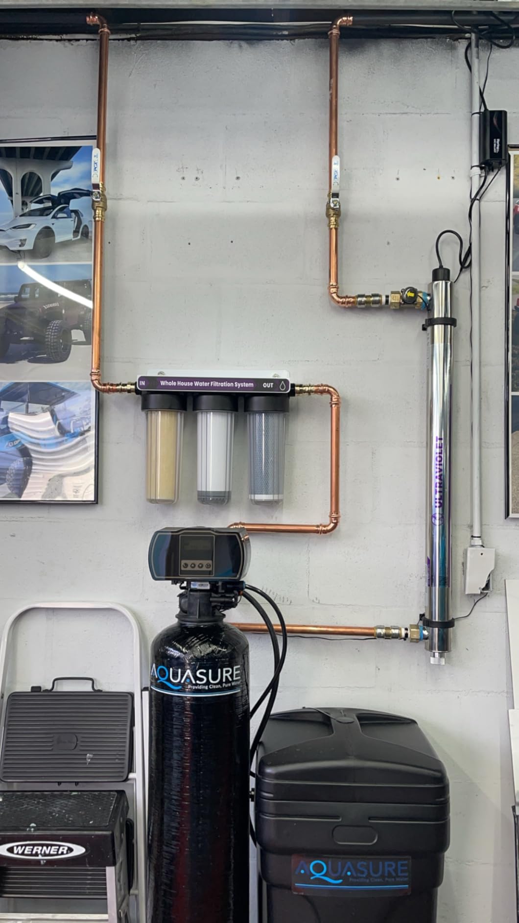 iSpring UVF55FS Whole House UV Water Filter with Smart Flow Sensor Switch, 55W, 12 GPM - Customer Photo 2