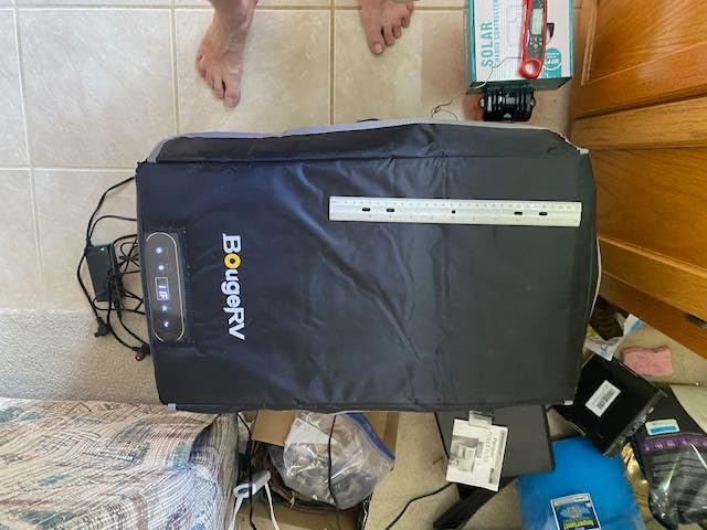 BougeRV 12V Refrigerator Fridge Freezer Portable Car Fridge 42 Quart Electric Cooler 12V/24V DC 110~240V AC for RV Camper Truck Jeep Pickup SUV Van Boat Camping Tailgating Road Trip Outdoor Travel Customer Review BougeRV 12V Refrigerator Fridge Freezer Portable Car Fridge 42 Quart Electric Cooler 12V/24V DC 110~240V AC for RV Camper Truck Jeep Pickup SUV Van Boat Camping Tailgating Road Trip Outdoor Travel - Customer Photo 2