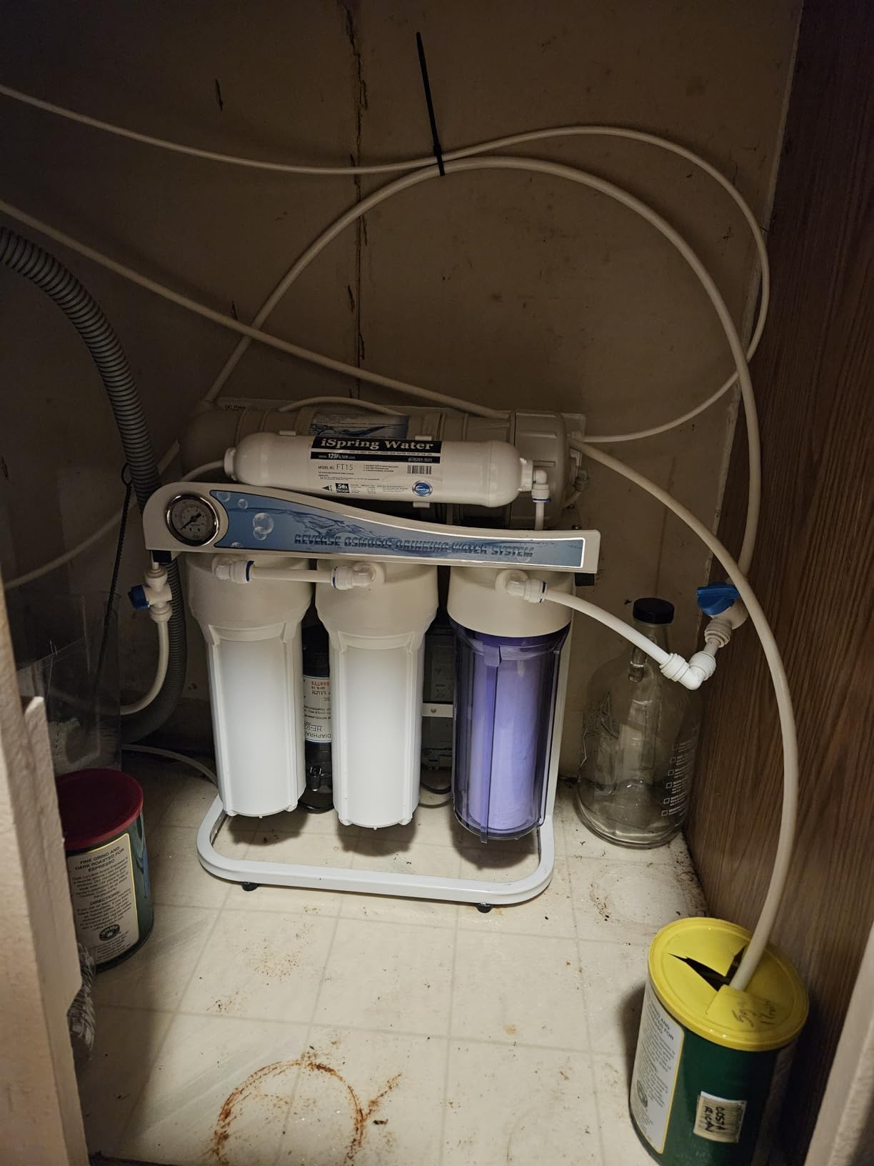 iSpring CRO1000 4-Stage Tankless Commercial Reverse Osmosis Water Filtration System, for House, Restaurant, Small Business, and Light Industrial Use,1000 GPD High Flow, Upgraded Size Filters customer photo 1