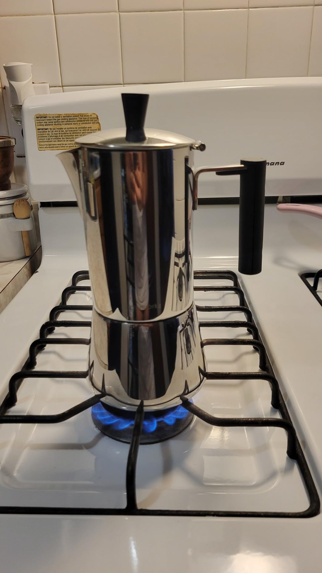 Easyworkz Pedro Stovetop Espresso Maker 6Cup 300ml Stainless Steel Italian Coffee Machine Maker Moka Pot Induction Espresso Pot Customer Review Easyworkz Pedro Stovetop Espresso Maker 6Cup 300ml Stainless Steel Italian Coffee Machine Maker Moka Pot Induction Espresso Pot - Customer Photo 2