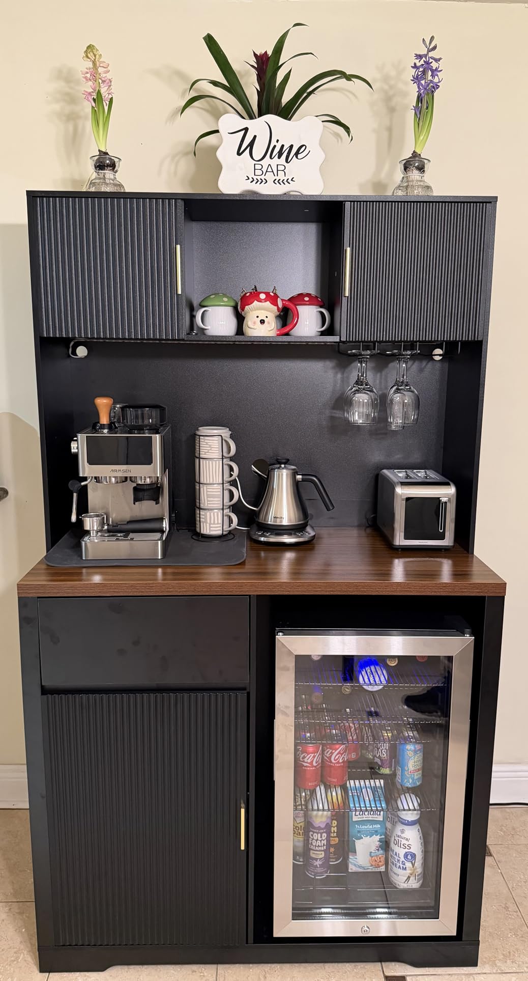 Tylza Wine and Beverage Refrigerator, 24 Inch Dual Zone Wine Beverage Cooler, Holds 20 Bottles and 88 Cans, Built-In and Freestanding, Seamless Glass Door, Under Counter Beer Wine Refrigerator Customer Review Tylza Wine and Beverage Refrigerator, 24 Inch Dual Zone Wine Beverage Cooler, Holds 20 Bottles and 88 Cans, Built-In and Freestanding, Seamless Glass Door, Under Counter Beer Wine Refrigerator - Customer Photo 2