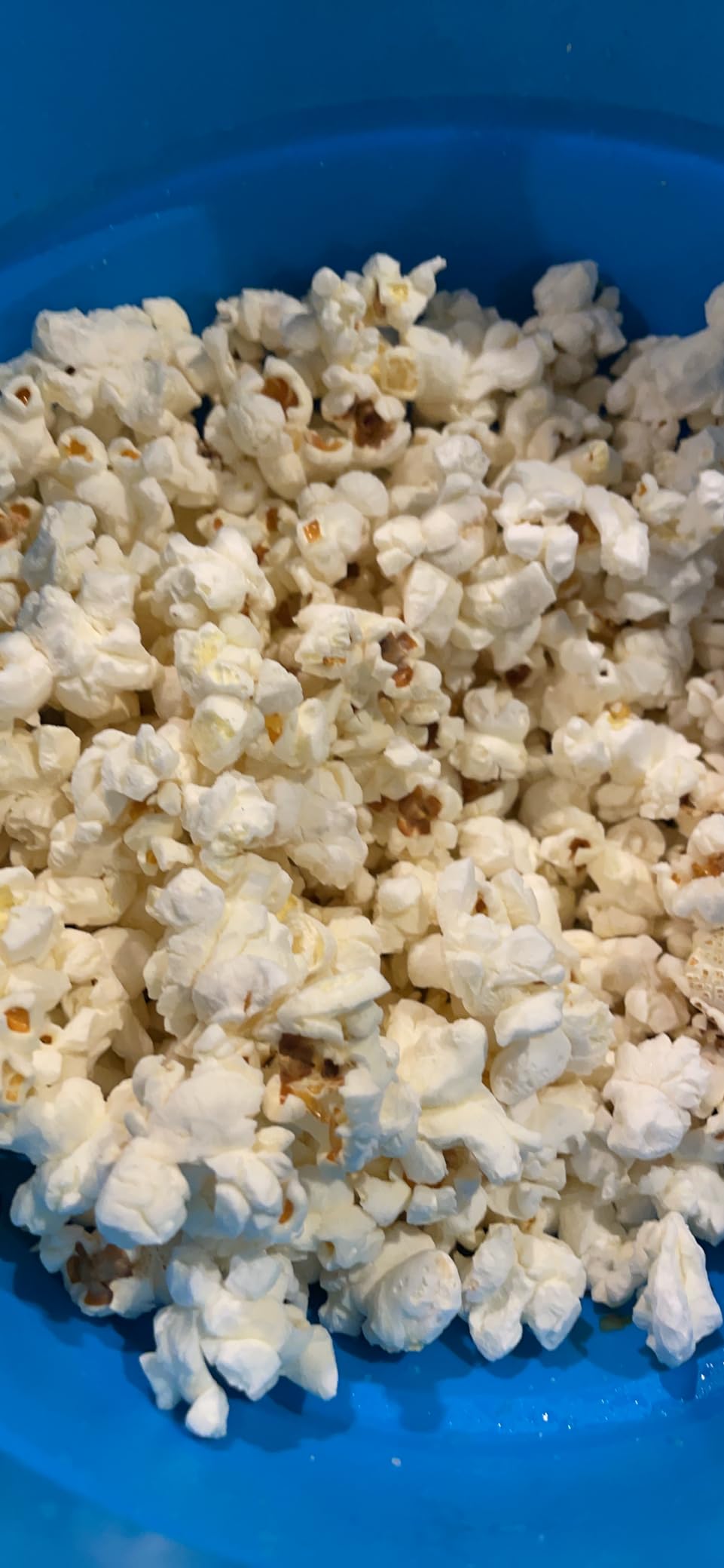 Goodful Silicone Popcorn Popper, Collapsible Hot Air Microwavable Popcorn Maker, Bowl Made without BPA, Teal - Customer Photo 2