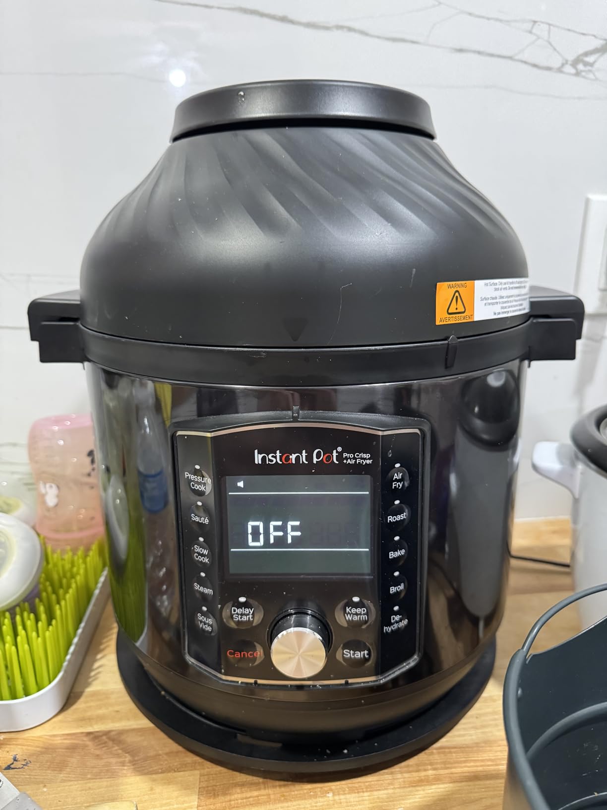 Instant Pot Duo Crisp 11-in-1 Air Fryer and Electric Pressure Cooker Combo, 6 Quart customer photo 1