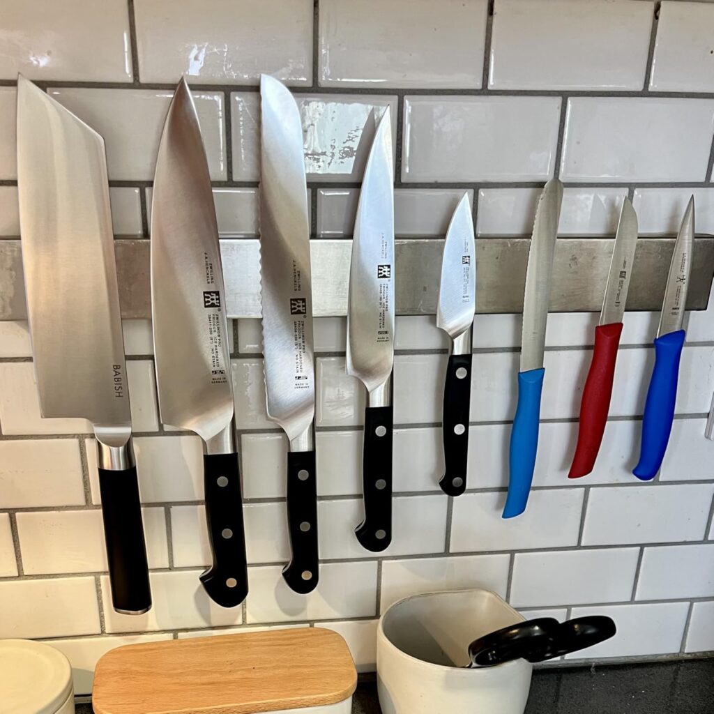 Babish German High-Carbon 1.4116 Steel Cutlery Knife Set, 3-Piece (Chef, Bread, & Pairing Knive) w/Kitchen Knives Roll Customer Review Best 3 Knife Set
