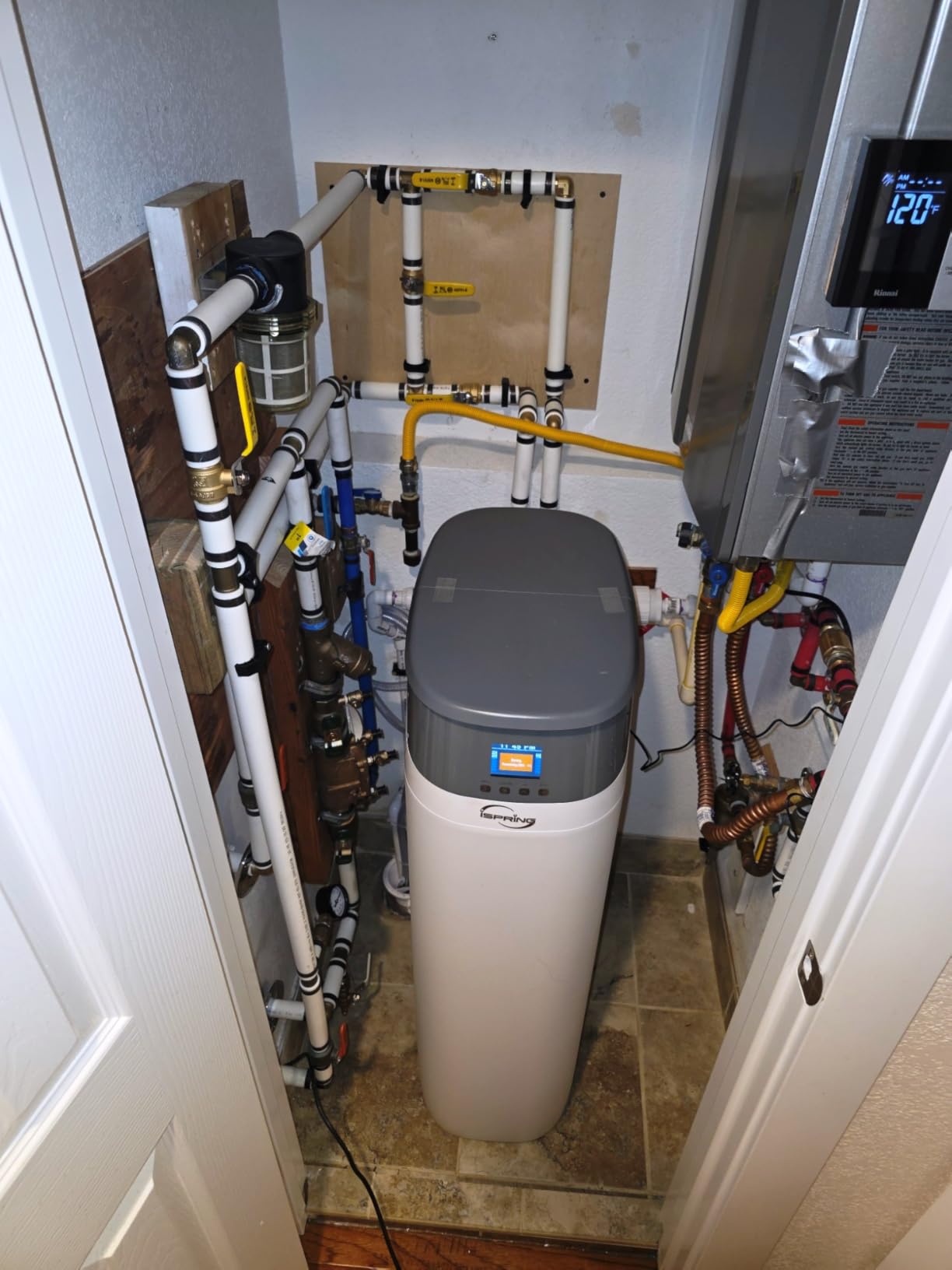 iSpring WCS45KG Whole House Water Softener System, 45,000 Grain High Capacity with Backwash Feature, SGS-Tested, for Homes & Businesses Customer Review iSpring WCS45KG Whole House Water Softener System, 45,000 Grain High Capacity with Backwash Feature, SGS-Tested, for Homes & Businesses - Customer Photo 5
