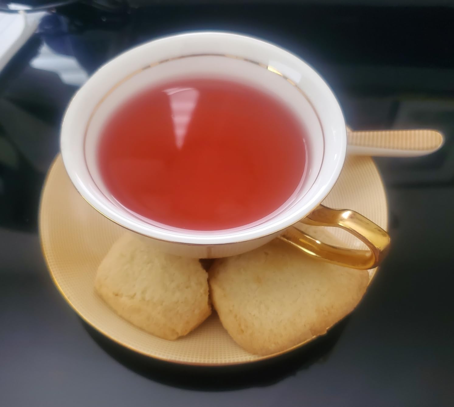 Bone China Tea Cup Set with Saucer Spoon - 3 Piece Set (7oz) - Cappuccino & Latte Cups - Mother's Day Gift Customer Review Bone China Tea Cup Set with Saucer Spoon - 3 Piece Set (7oz) - Cappuccino & Latte Cups - Mother's Day Gift - Customer Photo 3