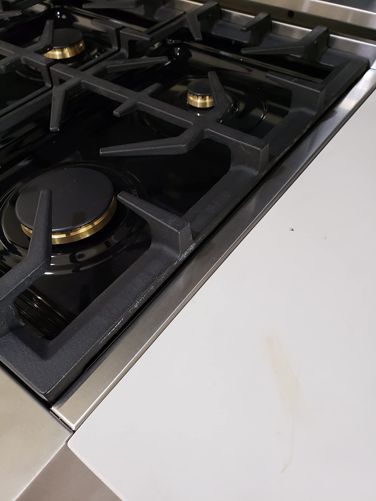 ZLINE Autograph Edition 36 in. 4.6 cu. ft. Legacy Dual Fuel Range with 6 Burner Gas Cooktop and Electric Convection Oven in Stainless Steel and Polished Gold Accents (RAZ-36-G) Customer Review ZLINE Autograph Edition 36 in. 4.6 cu. ft. Legacy Dual Fuel Range with 6 Burner Gas Cooktop and Electric Convection Oven in Stainless Steel and Polished Gold Accents (RAZ-36-G) - Customer Photo 1