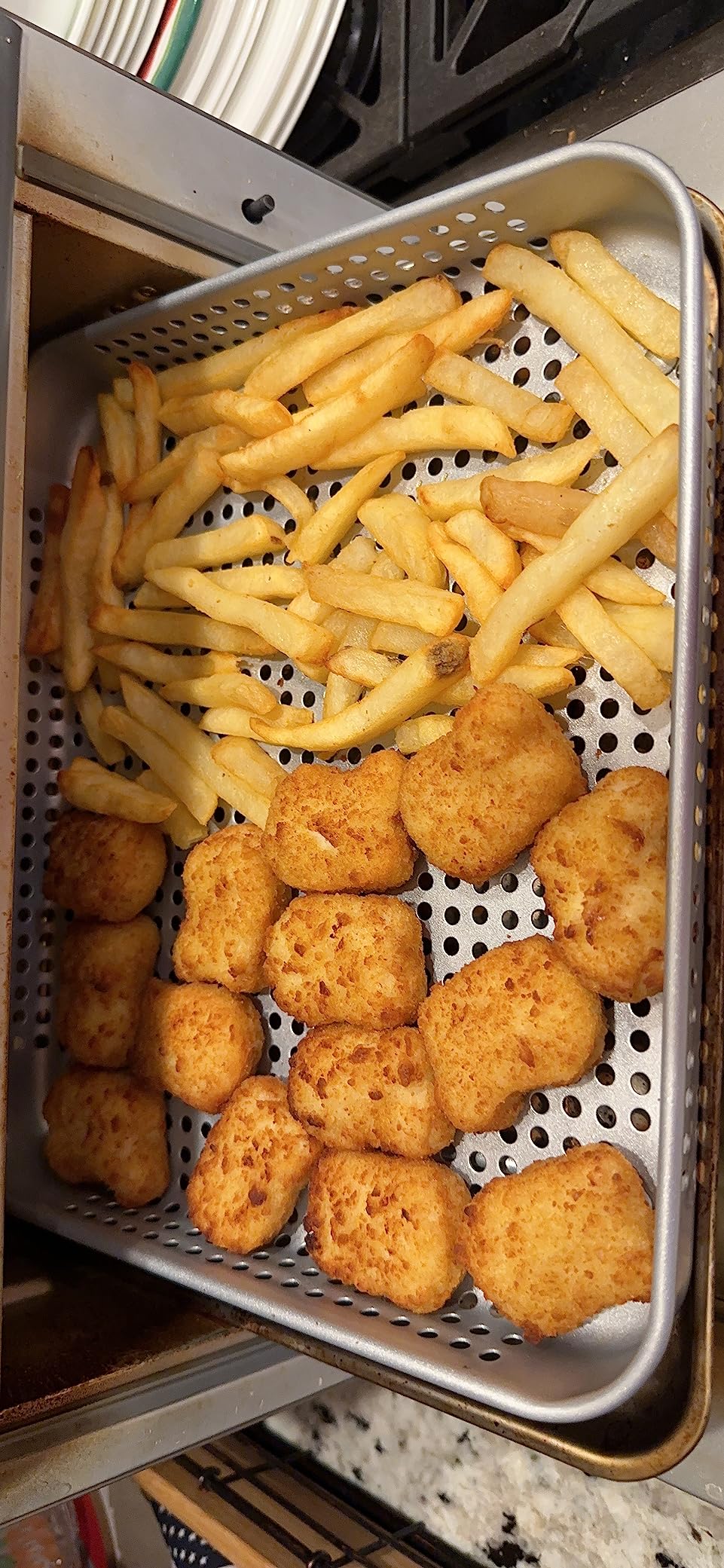 Cuisinart Non-Stick Airfryer Basket, Compatible with TOA-60, AND TOA-65, ANS-TOA2528, Silver - Customer Photo 1