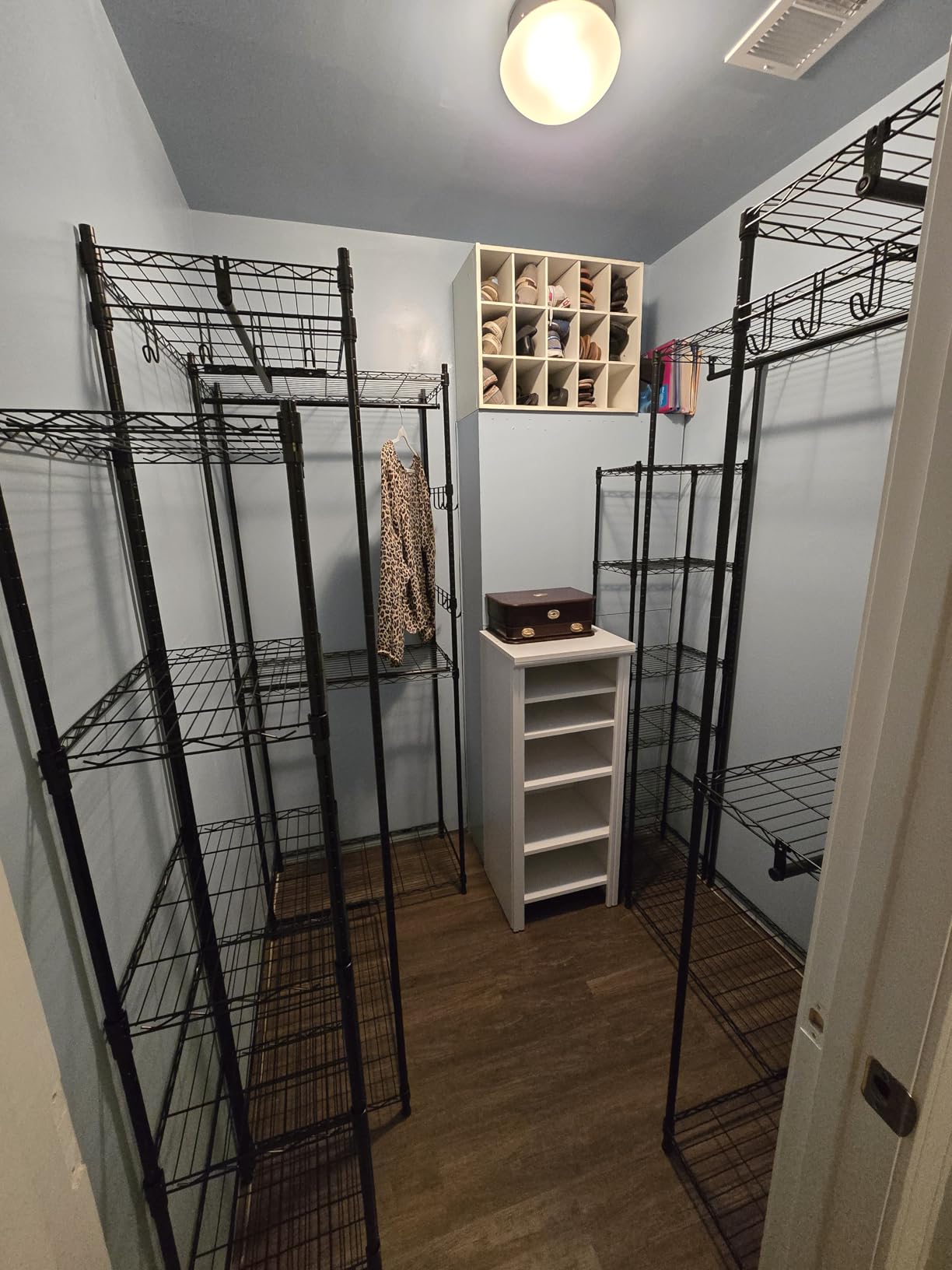 REGILLER 6 Wire Shelving Steel Storage Rack Adjustable Unit Shelves for Laundry Bathroom Kitchen Pantry Closet(Black,11.7 REGILLER 6 Wire Shelving Steel Storage Rack Adjustable Unit Shelves for Laundry Bathroom Kitchen Pantry Closet(Black,11.7