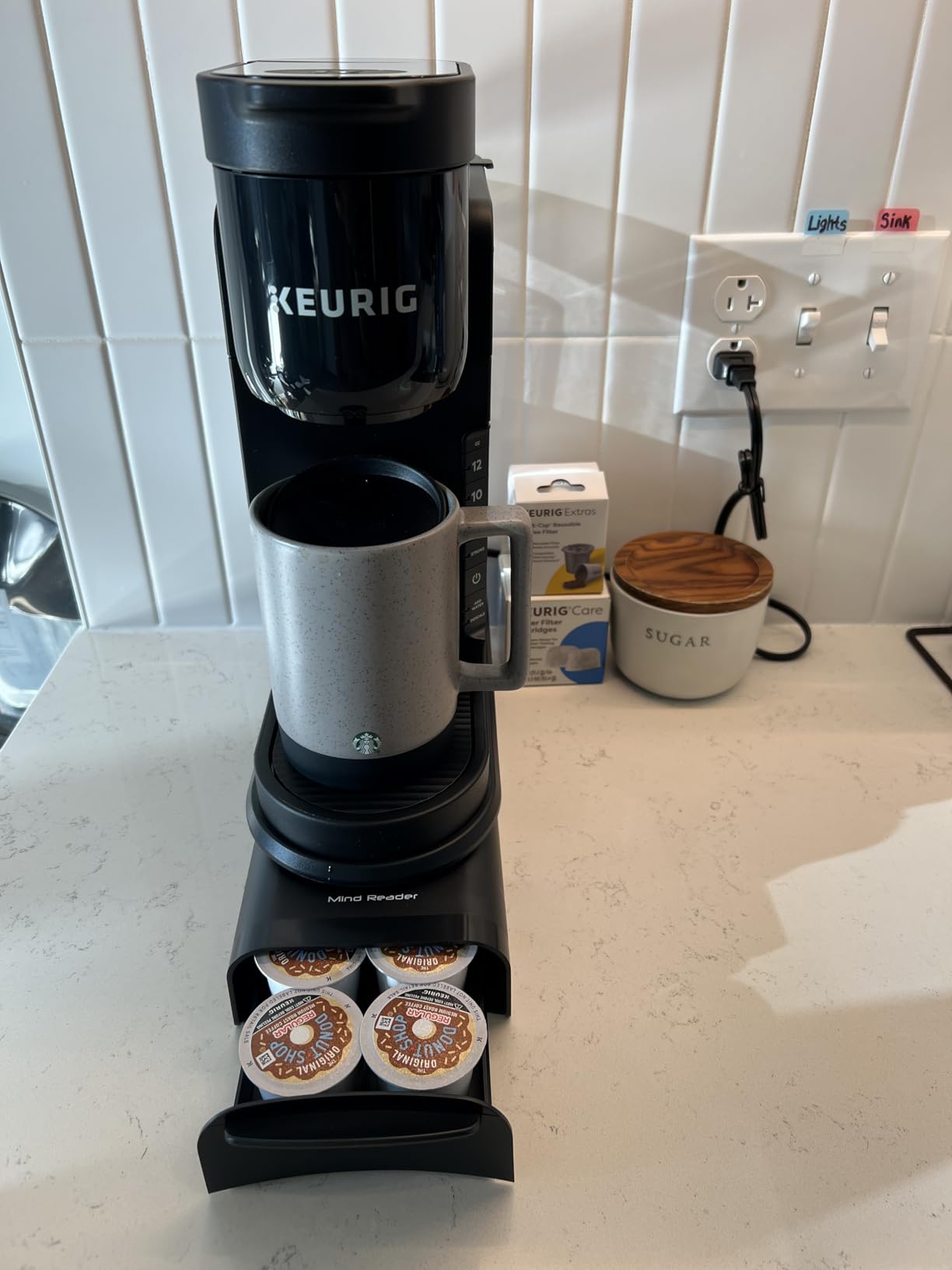 Keurig K-Express Single Serve K-Cup Pod Coffee Maker, 3 Brew Sizes, Strong Button Feature, 42oz Removable Reservoir, Black Customer Review Keurig K-Express Single Serve K-Cup Pod Coffee Maker, 3 Brew Sizes, Strong Button Feature, 42oz Removable Reservoir, Black - Customer Photo 5