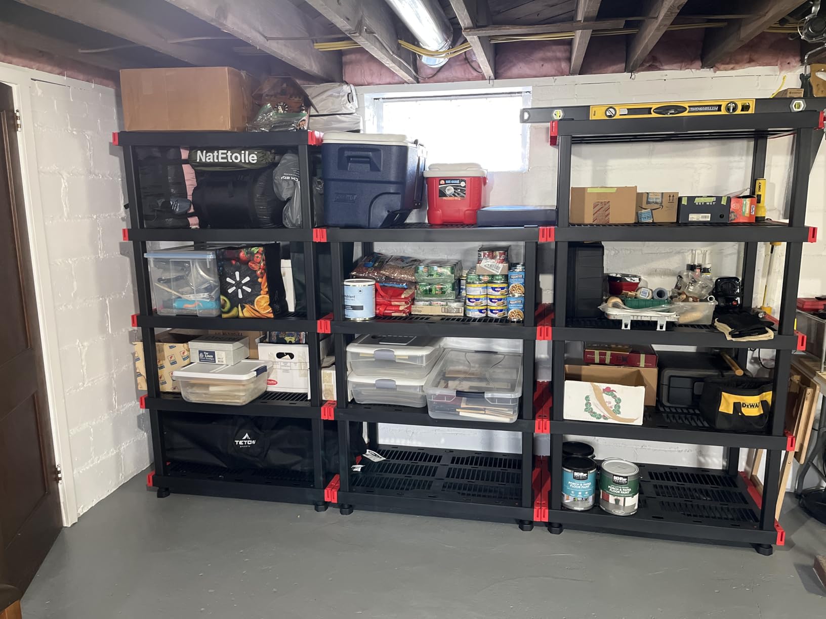 CX Craftsman 4-Tier Highly Durable Storage Rack, 4 Shelves That Support up to 200lbs/shelf, Organization and Storage, Weather-Resistant Design, Easy Assembly, American Made (55H x 40W x 24D) Customer Review CX Craftsman 4-Tier Highly Durable Storage Rack, 4 Shelves That Support up to 200lbs/shelf, Organization and Storage, Weather-Resistant Design, Easy Assembly, American Made (55H x 40W x 24D) - Customer Photo 2