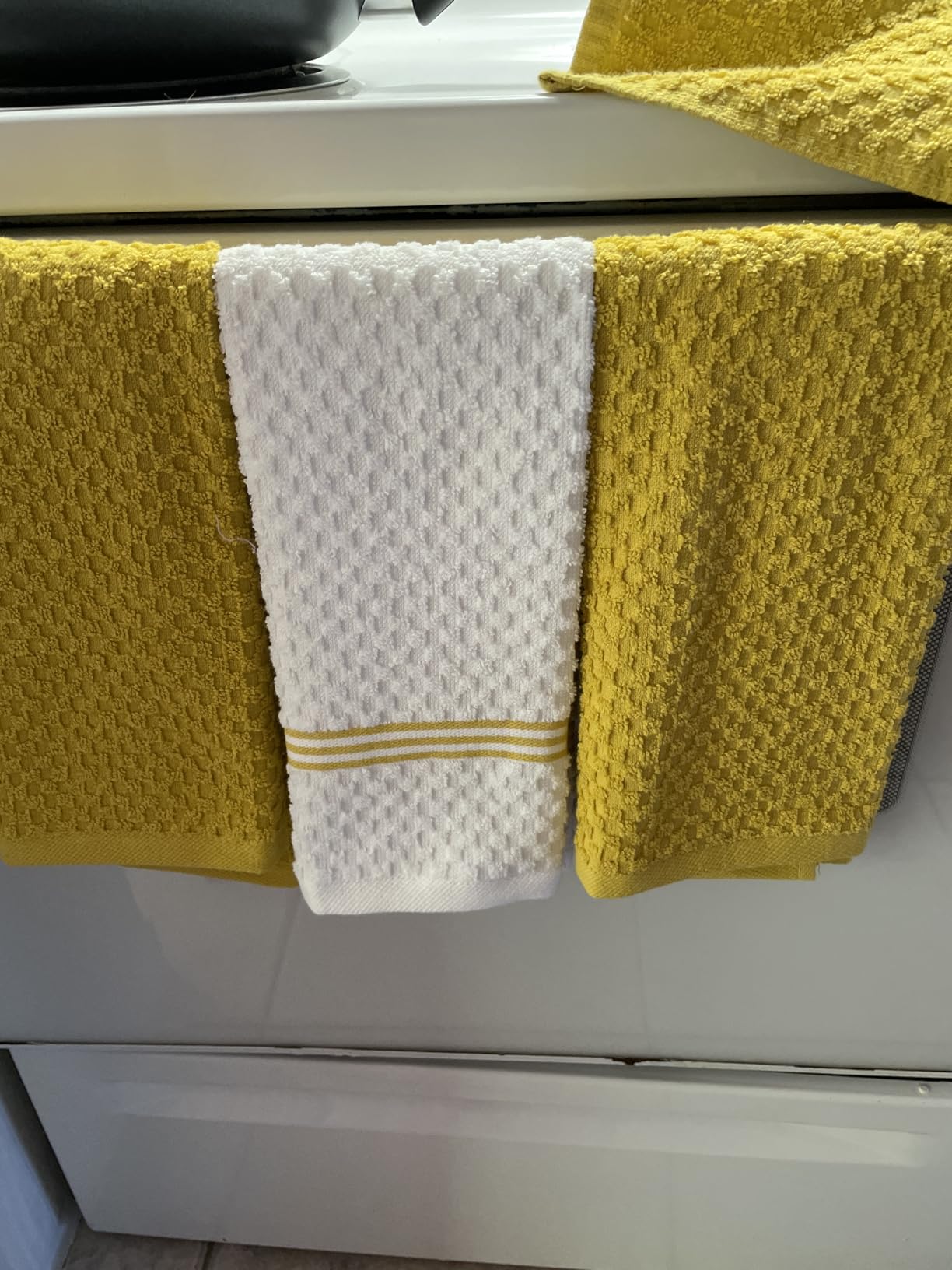 Infinitee Xclusives 100% Cotton Kitchen Towels - 15x25 Inch Ultra Soft Tea Towel, Super Absorbent Terry Dish Towels for Kitchen Linens Customer Review Infinitee Xclusives 100% Cotton Kitchen Towels - 15x25 Inch Ultra Soft Tea Towel, Super Absorbent Terry Dish Towels for Kitchen Linens - Customer Photo 1