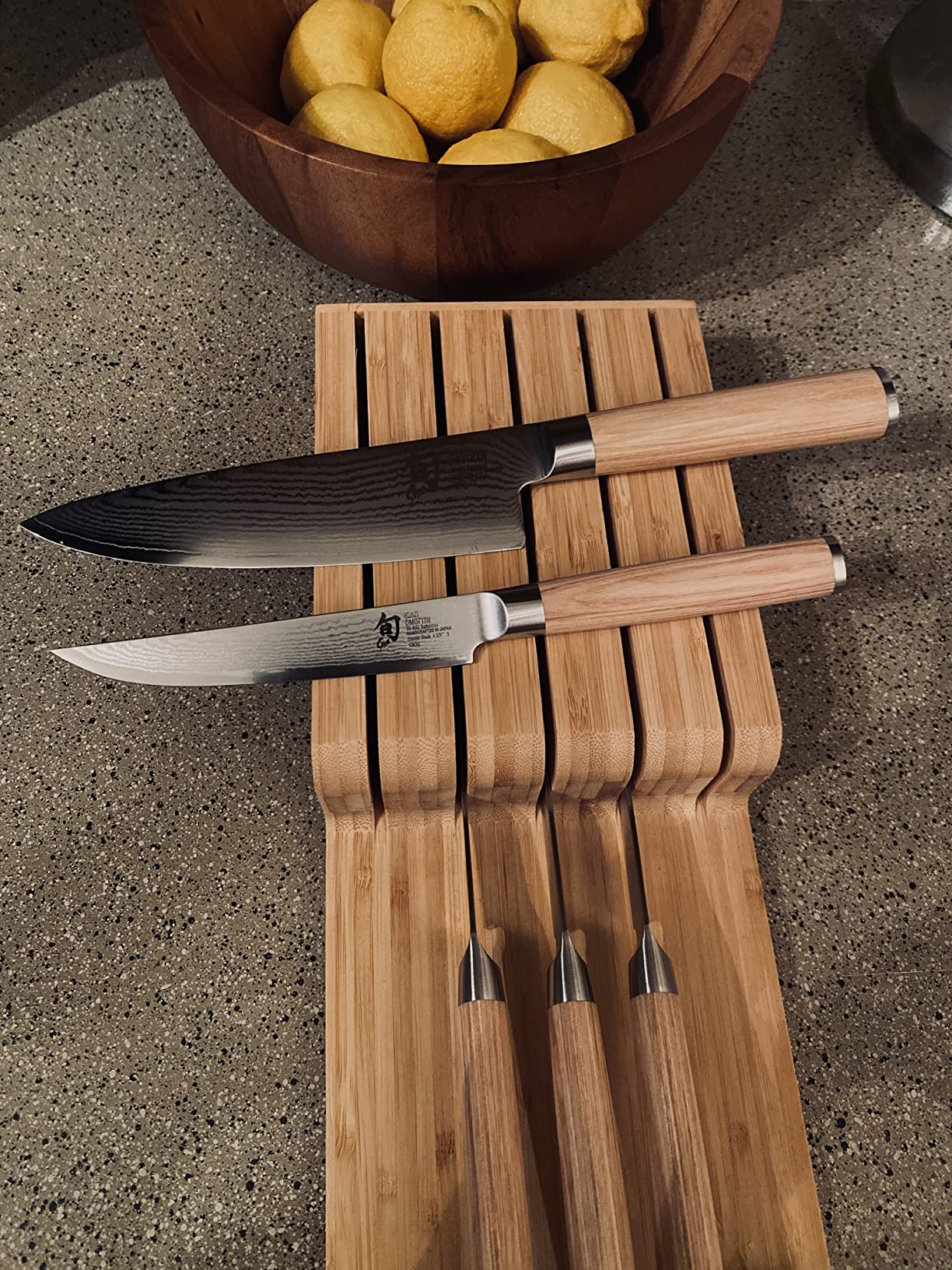 Shun Classic Blonde Steak Knife Set, 4 Piece, 4.75