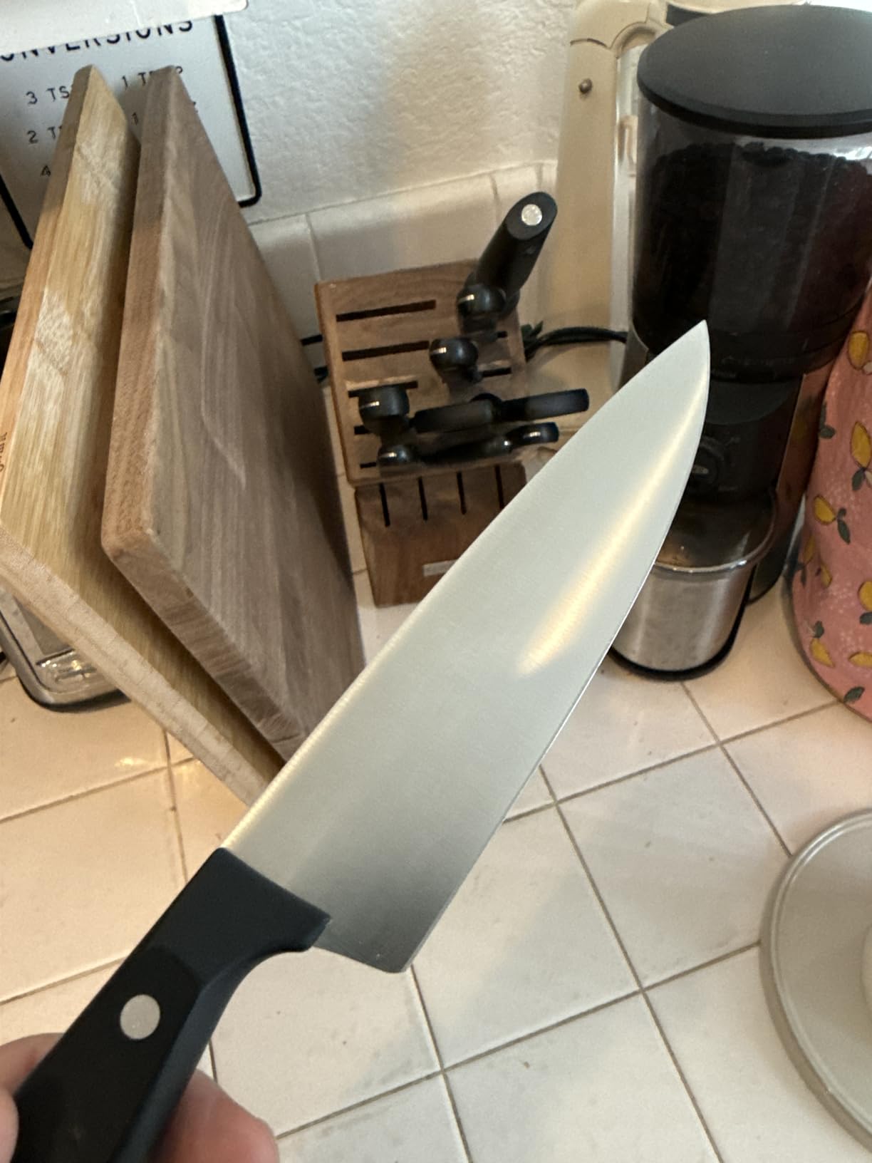 Wüsthof Gourmet 10-Piece Knife Block Set, Laser-Cut High Carbon Stainless Steel - Customer Photo 2