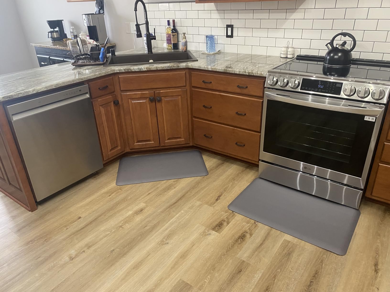 KitchenClouds Kitchen Mat Cushioned Anti Fatigue Rug 17.3 KitchenClouds Kitchen Mat Cushioned Anti Fatigue Rug 17.3