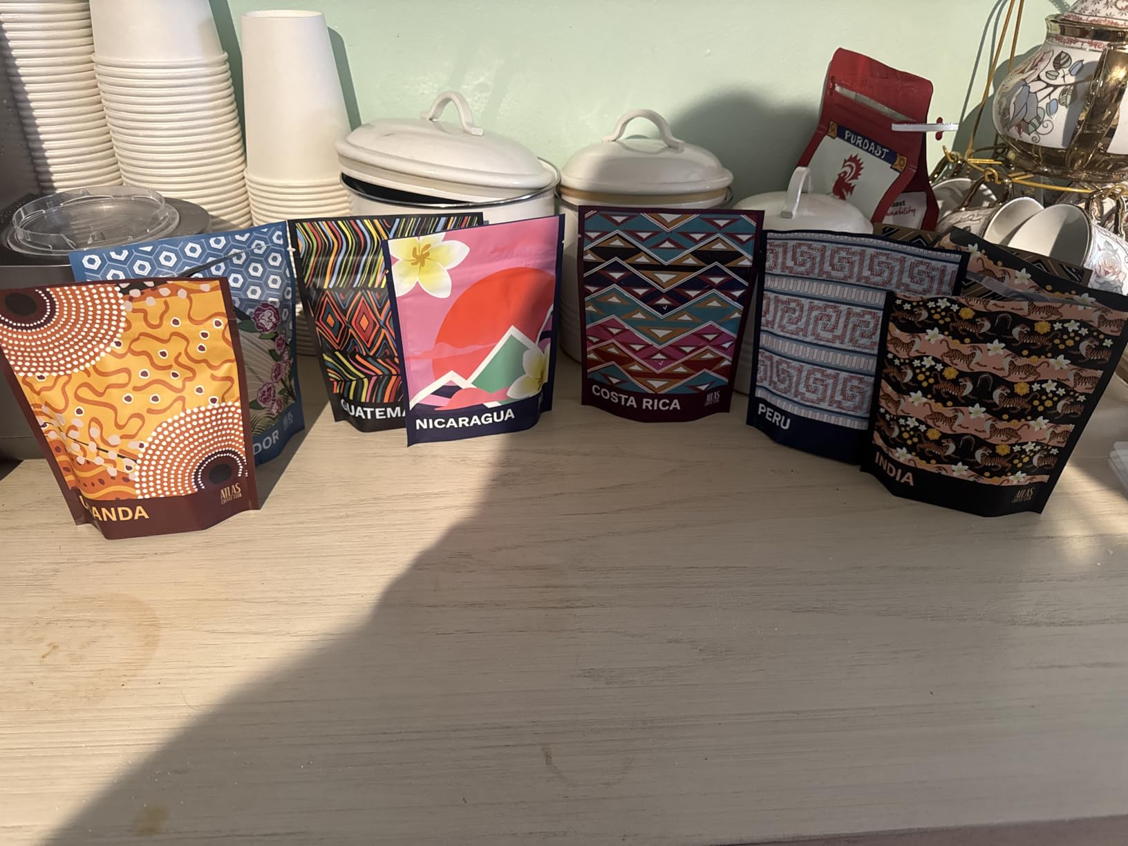 Atlas Coffee Club World of Coffee Discovery Set - Gourmet Coffee Gift Sampler - 8-Pack Variety Box of the World's Best Single Origin Coffees - Whole Bean - Customer Photo 1