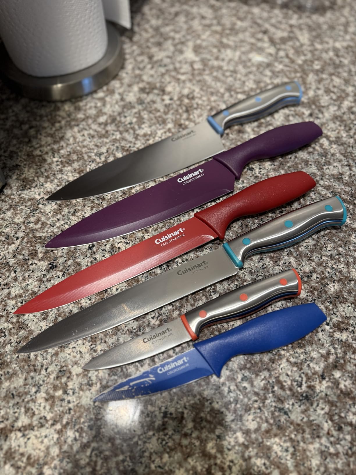 Cuisinart C77CR-10P 10pc Stainless Steel ColorCore Color Rivet Set with Blade Guards customer photo 1