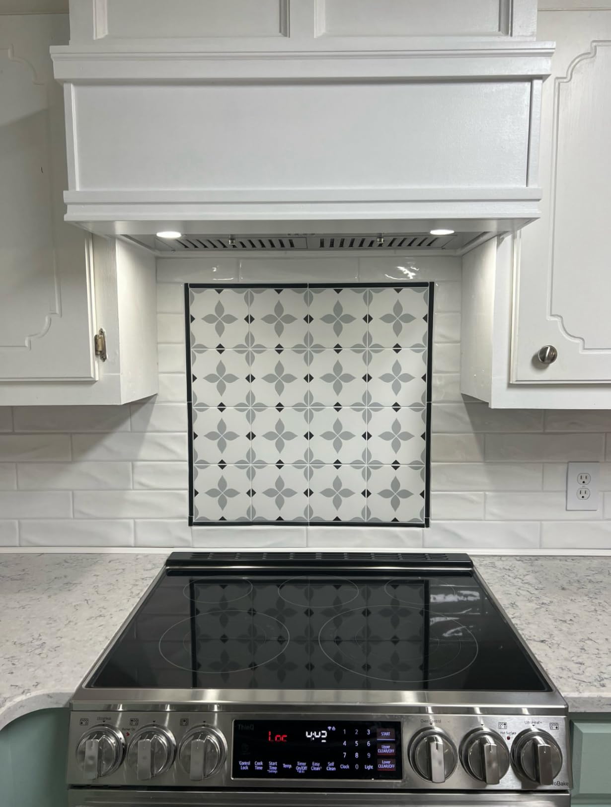 Range Hood Insert 30 inch, Stainless Steel Kitchen Vent Hood 600CFM, Built-in Kitchen Stove Hood w/Front Button Controls and Front LED Lights, Baffle Filters, Ducted/ductless Convertible Duct - Customer Photo 1