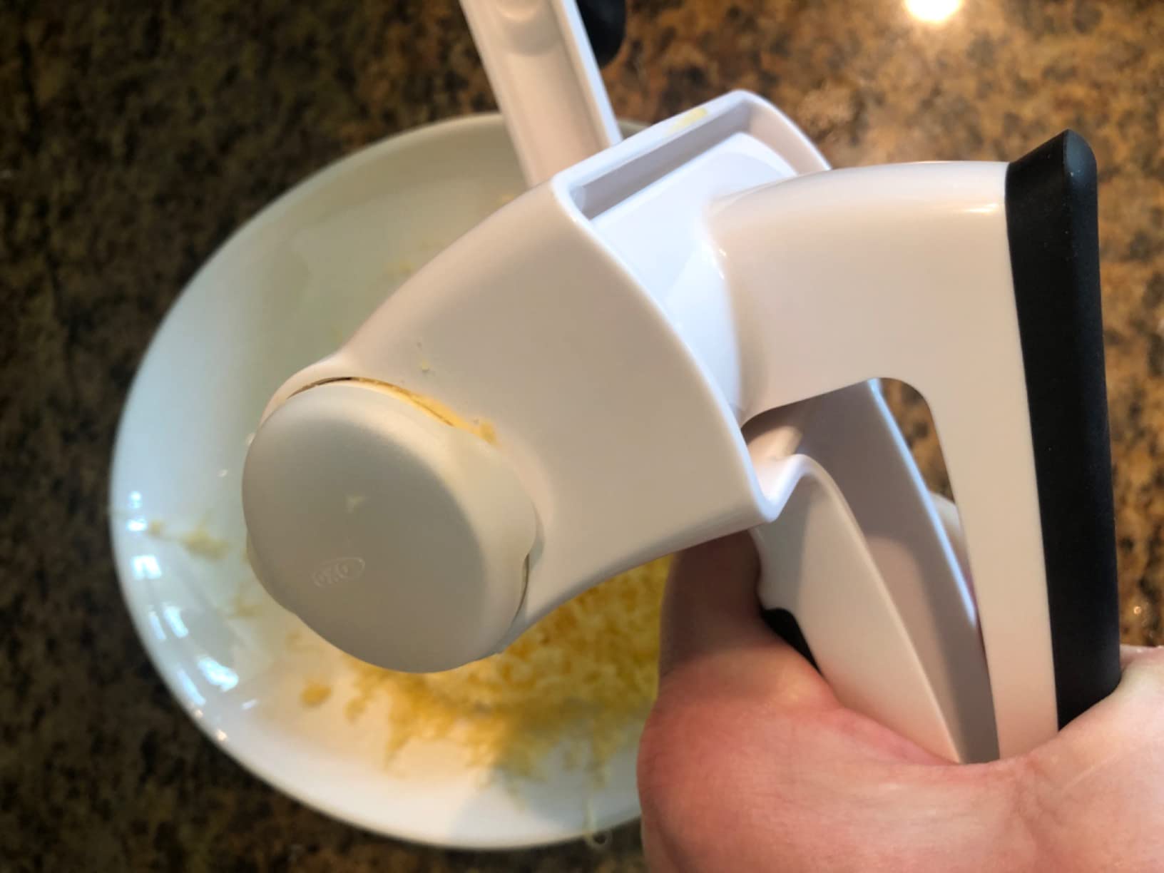 OXO Good Grips Rotary Grater, White Customer Review OXO Good Grips Rotary Grater, White - Customer Photo 2