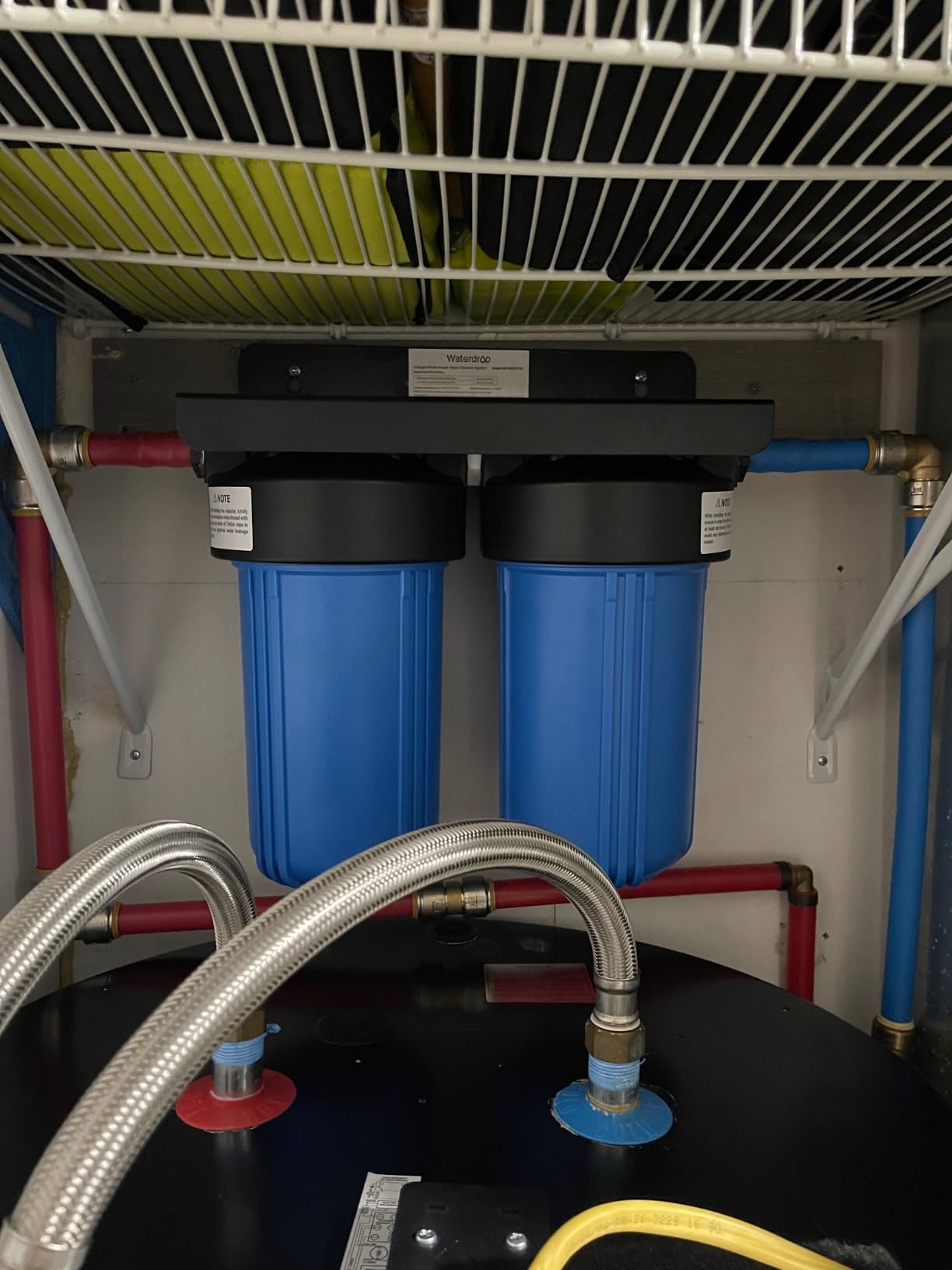 Waterdrop Whole House Water Filter System, Reduce Iron & Manganese, with Carbon and Sediment Filters, 5-Stage Filtration, Reduce Iron, Lead, Chlorine, Odor, 2-Stage WD-WHF21-FG, 1 Waterdrop Whole House Water Filter System, Reduce Iron & Manganese, with Carbon and Sediment Filters, 5-Stage Filtration, Reduce Iron, Lead, Chlorine, Odor, 2-Stage WD-WHF21-FG, 1