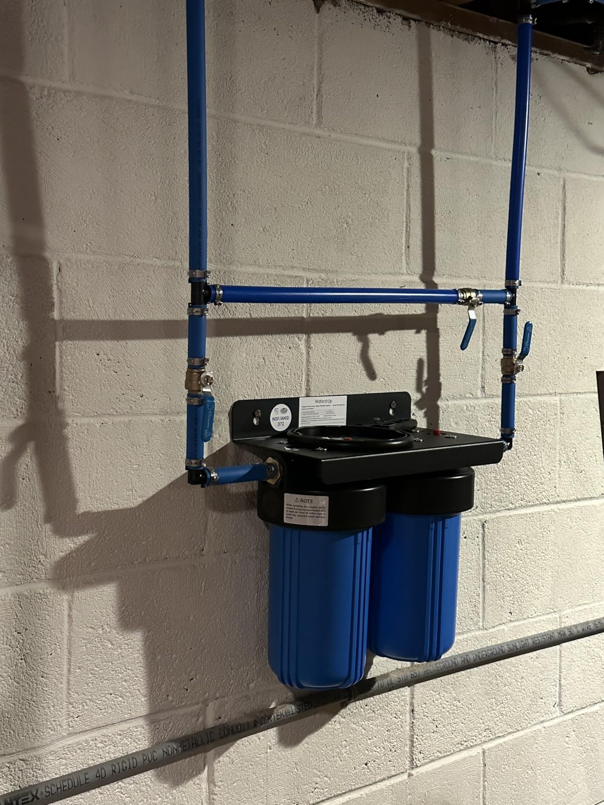 Waterdrop Whole House Water Filter System, Reduce Iron & Manganese, with Carbon and Sediment Filters, 5-Stage Filtration, Reduce Iron, Lead, Chlorine, Odor, 2-Stage WD-WHF21-FG, 1 Waterdrop Whole House Water Filter System, Reduce Iron & Manganese, with Carbon and Sediment Filters, 5-Stage Filtration, Reduce Iron, Lead, Chlorine, Odor, 2-Stage WD-WHF21-FG, 1