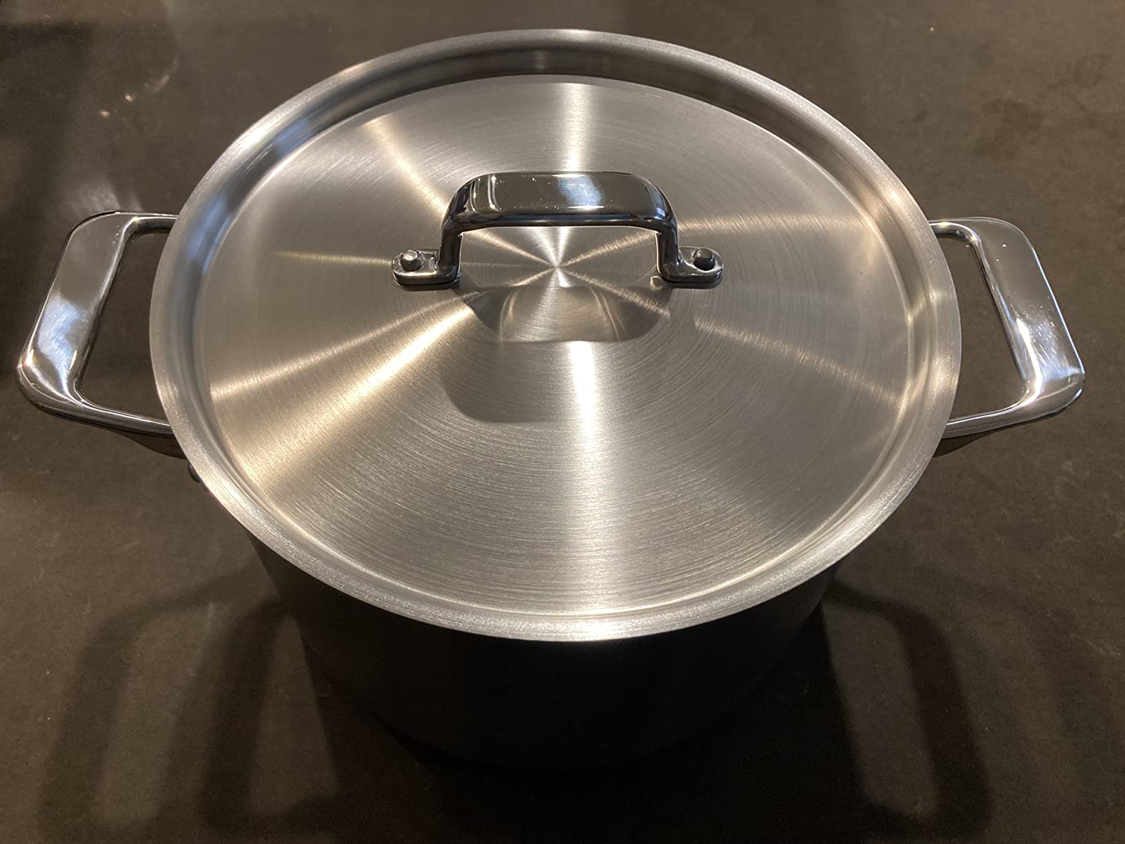 Misen 5-Ply Stainless Steel Stockpot - Large Cooking Pot for Boiling, Simmering & Stewing - Consistent, Even Heating - Durable, Dishwasher Safe - Oven-Safe to 800F, Induction Ready - 8 QT - Customer Photo 5