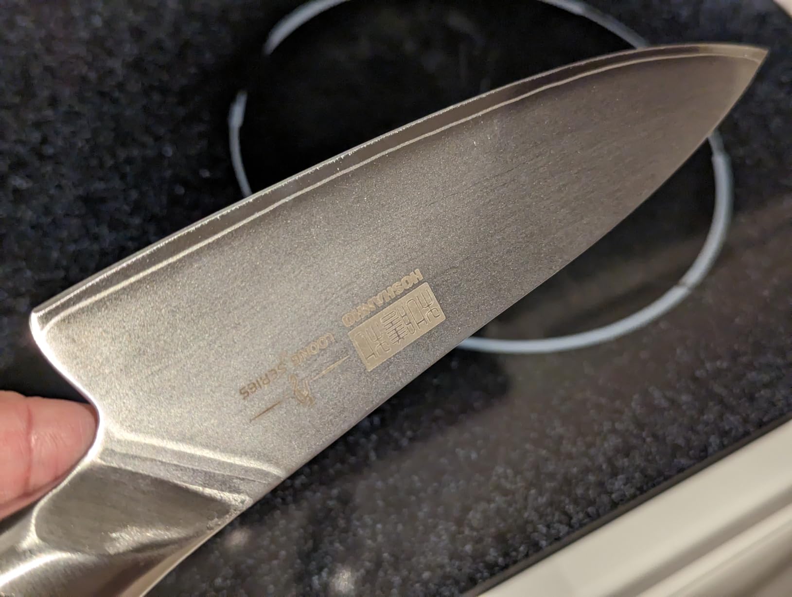 HOSHANHO Kitchen Knife in Japanese High Carbon Steel, Professional High-Class Chef's Knife 8 inch, Non-slip Ultra Sharp Cooking Knives with Ergonomic Handle Customer Review HOSHANHO Kitchen Knife in Japanese High Carbon Steel, Professional High-Class Chef's Knife 8 inch, Non-slip Ultra Sharp Cooking Knives with Ergonomic Handle - Customer Photo 2