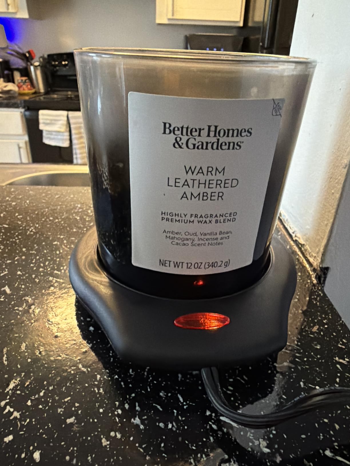ASAWASA Candle Warmer for Large Jar, Coffee Mug Warmers, Safely Releases Scents Without a Flame, Melt The Candle Quickly - Customer Photo 1