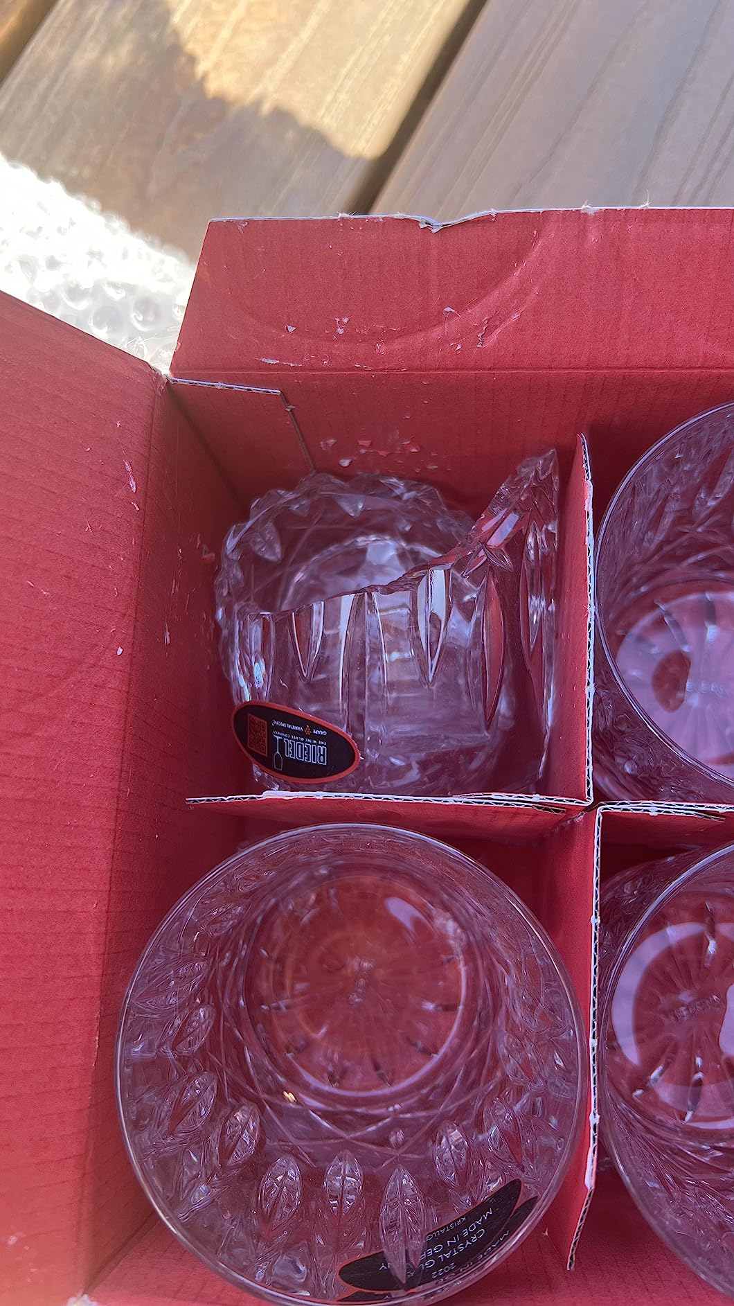 Riedel Spey Double Old Fashioned Whisky Glasses Set of 4 - Premium Crystal Tumblers for Scotch, Bourbon, Cocktails & Whiskey Customer Review Riedel Spey Double Old Fashioned Whisky Glasses Set of 4 - Premium Crystal Tumblers for Scotch, Bourbon, Cocktails & Whiskey - Customer Photo 1