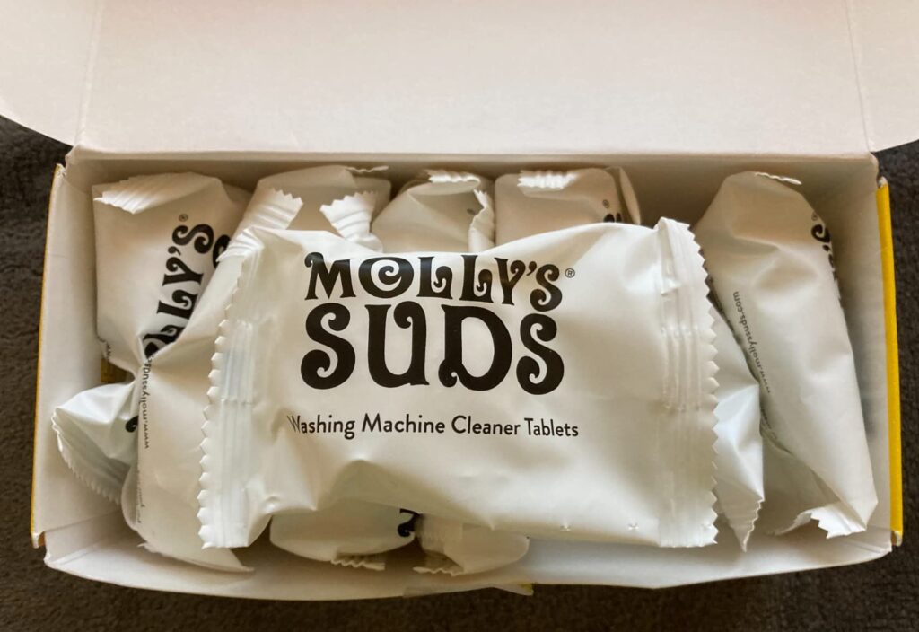 Molly's Suds Washing Machine Cleaner | Removes Odors & Grime from Front & Top Loader Machines, Including HE (Citrus - 6 Tablets) Customer Review Best HE Washing Machine Cleaner