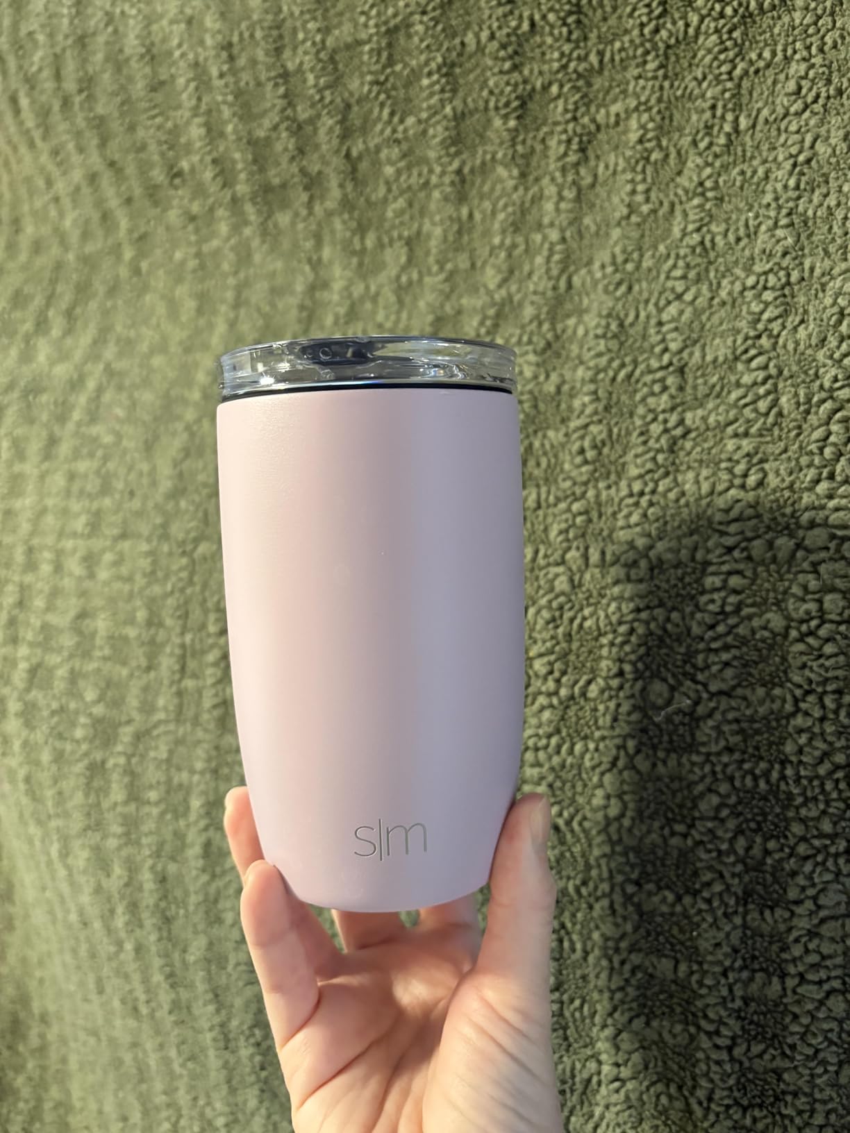 Simple Modern Travel Coffee Mug Tumbler with Flip Lid | Reusable Insulated Stainless Steel Cold Brew Iced Coffee Cup Thermos | Gifts for Women Men Him Her | Voyager Collection | 16oz | Almond Birch - Customer Photo 2